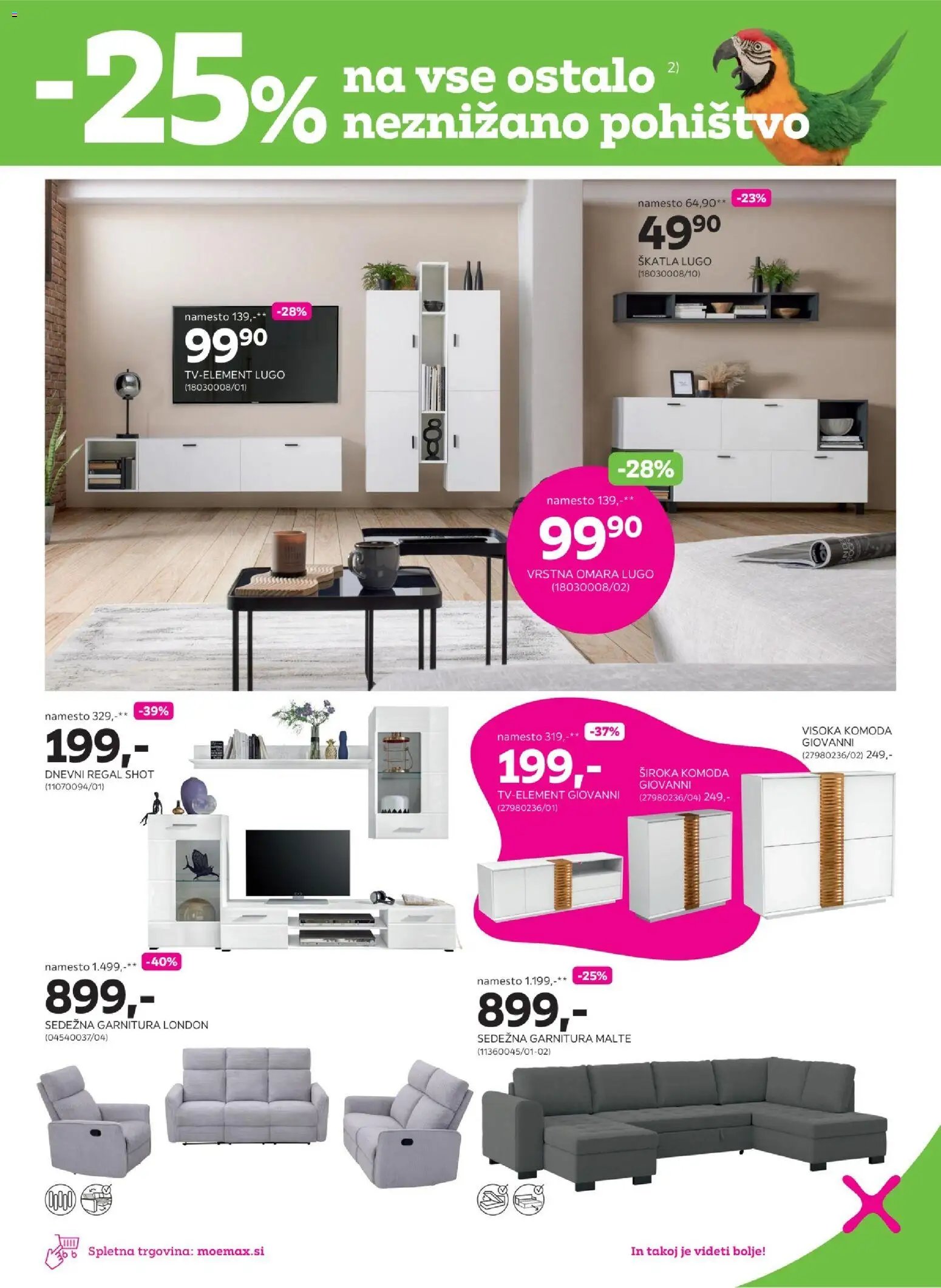 Mömax katalog poletno znižanje do -70%