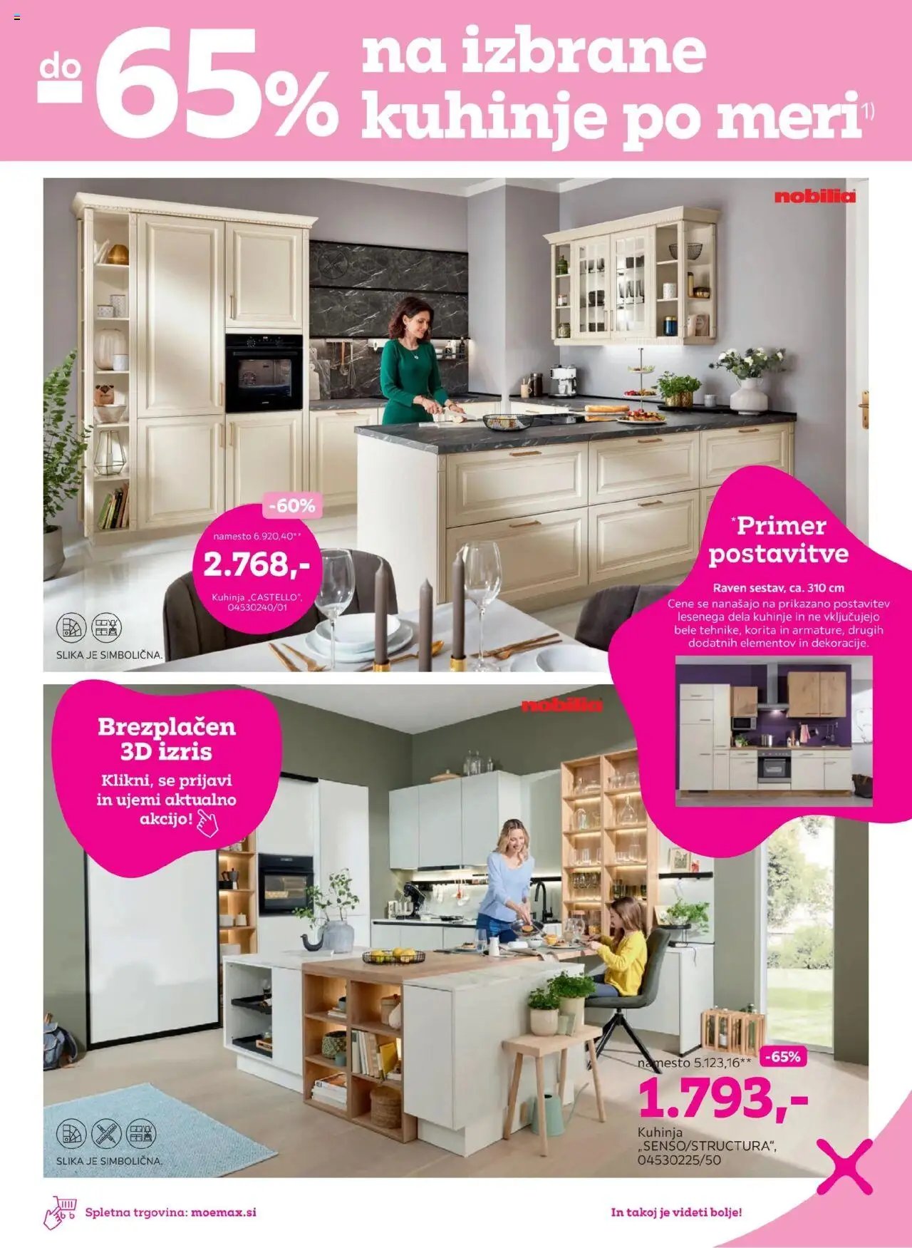 Mömax - Do -65% na izbrane kuhinje po naročilu (2025-09-27 - 2026-09-29)