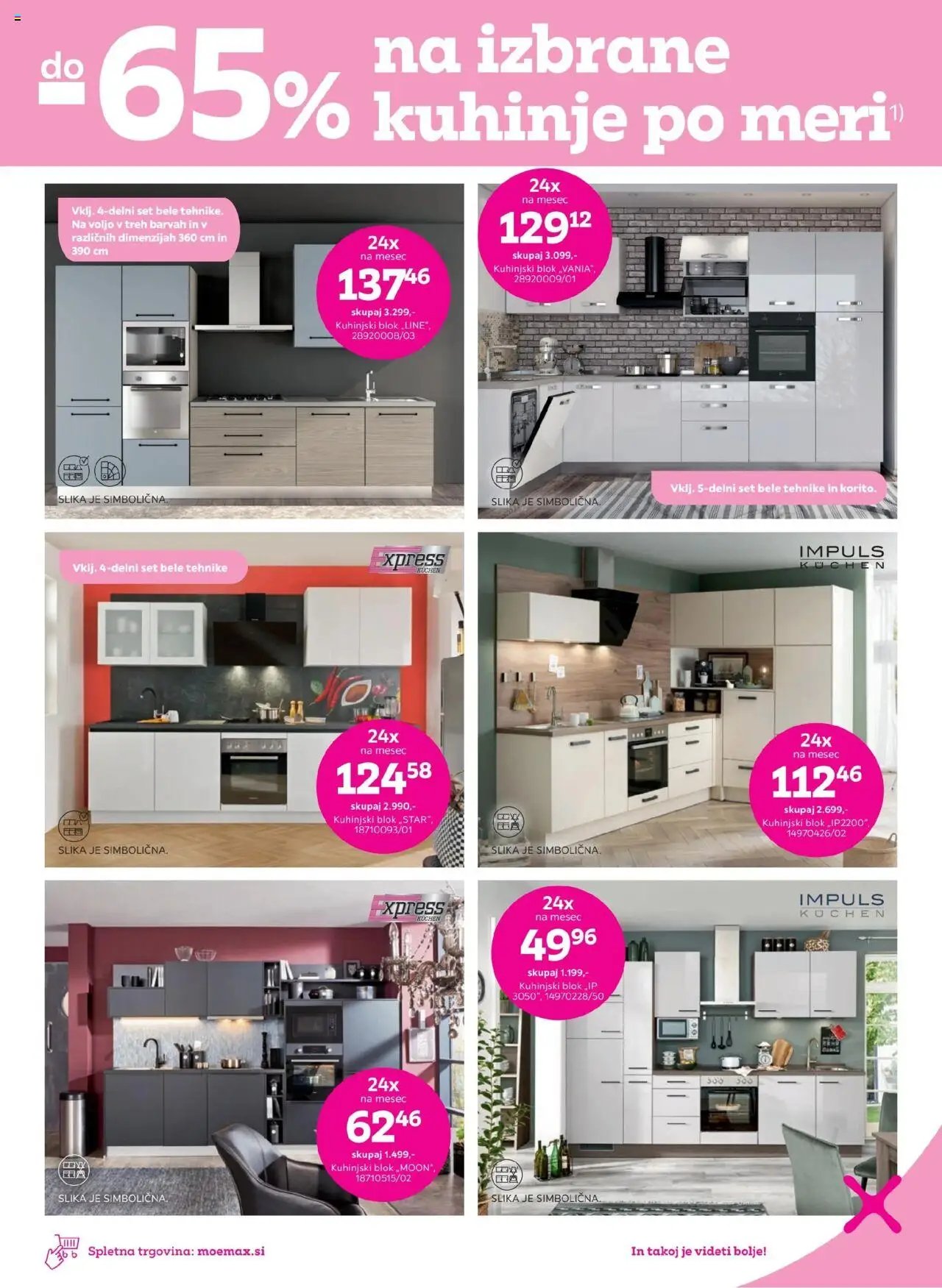 Mömax - Do -65% na izbrane kuhinje po naročilu (2025-09-27 - 2026-09-29)