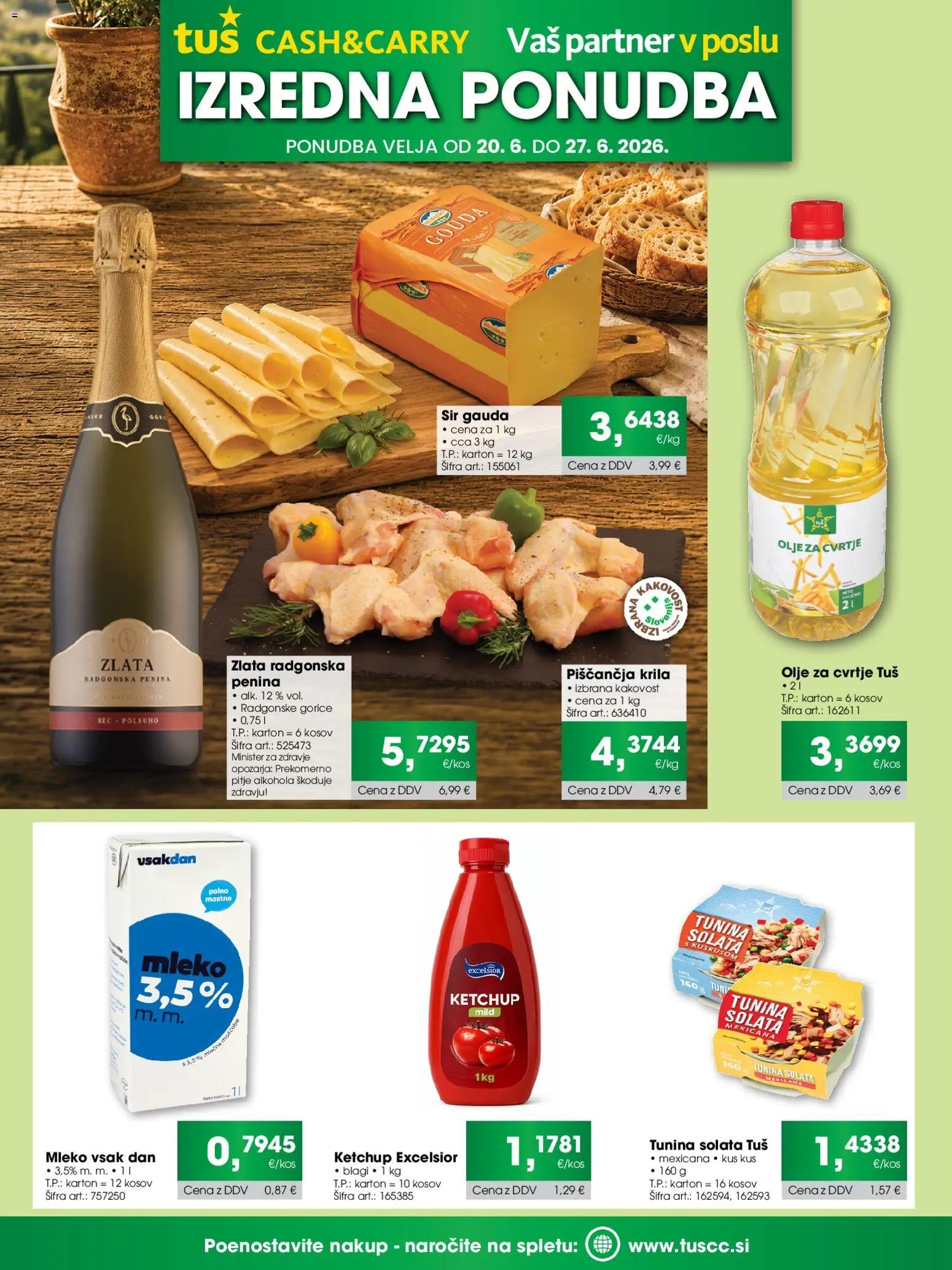 Tuš katalog cash&carry izderna ponudba