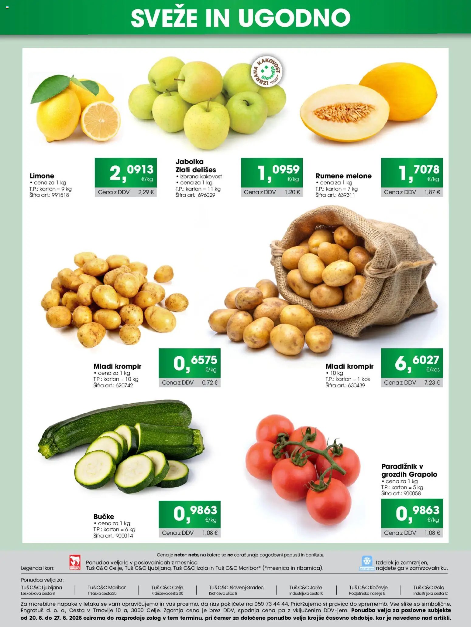 Tuš katalog cash&carry izderna ponudba
