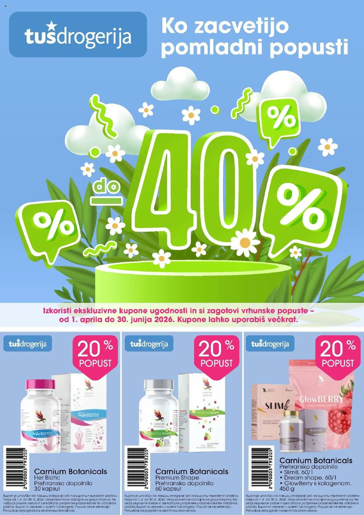 Tuš drogerija katalog pomladni popusti
