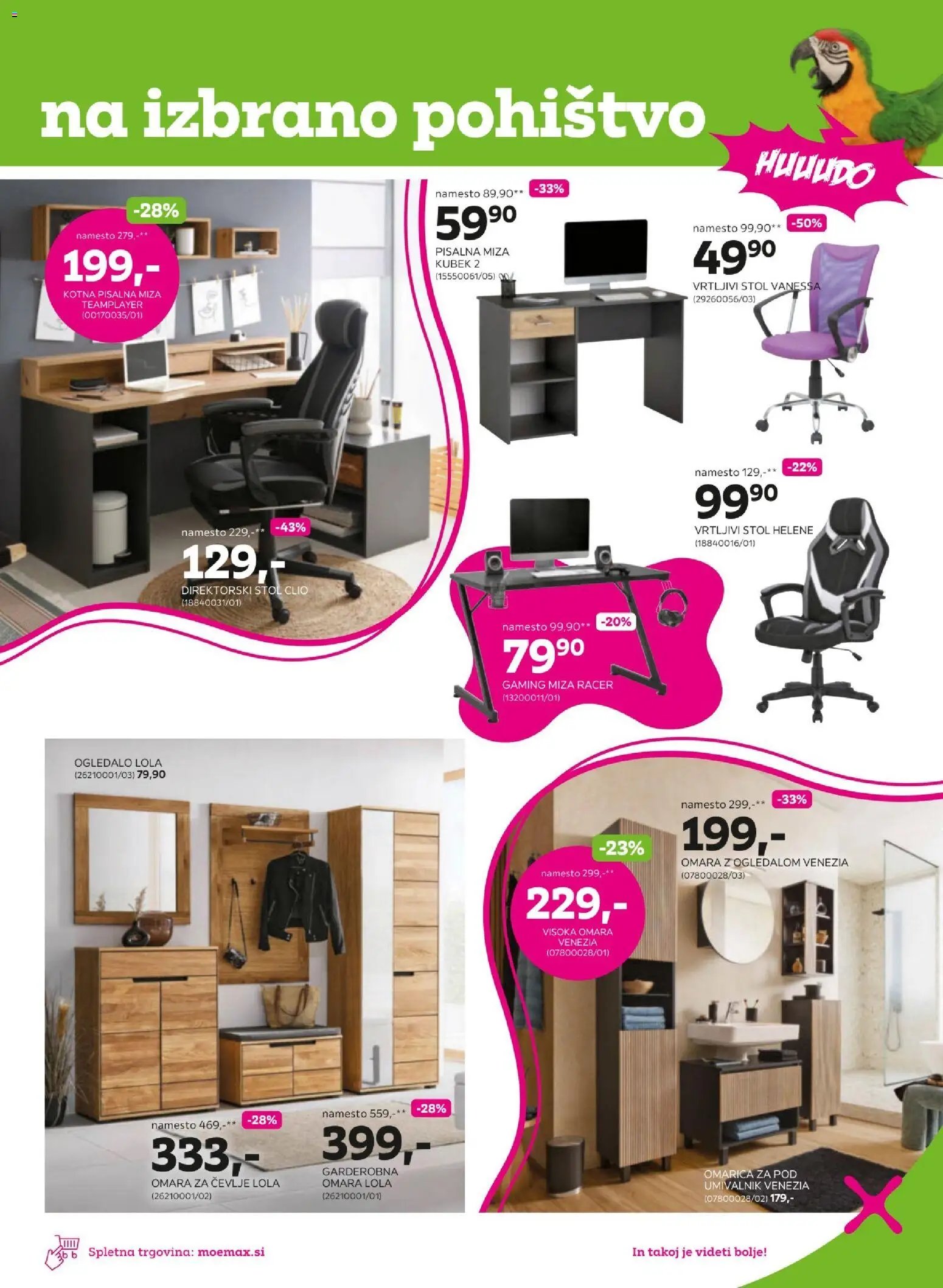 Mömax - Do -50% na izbrano pohištvo