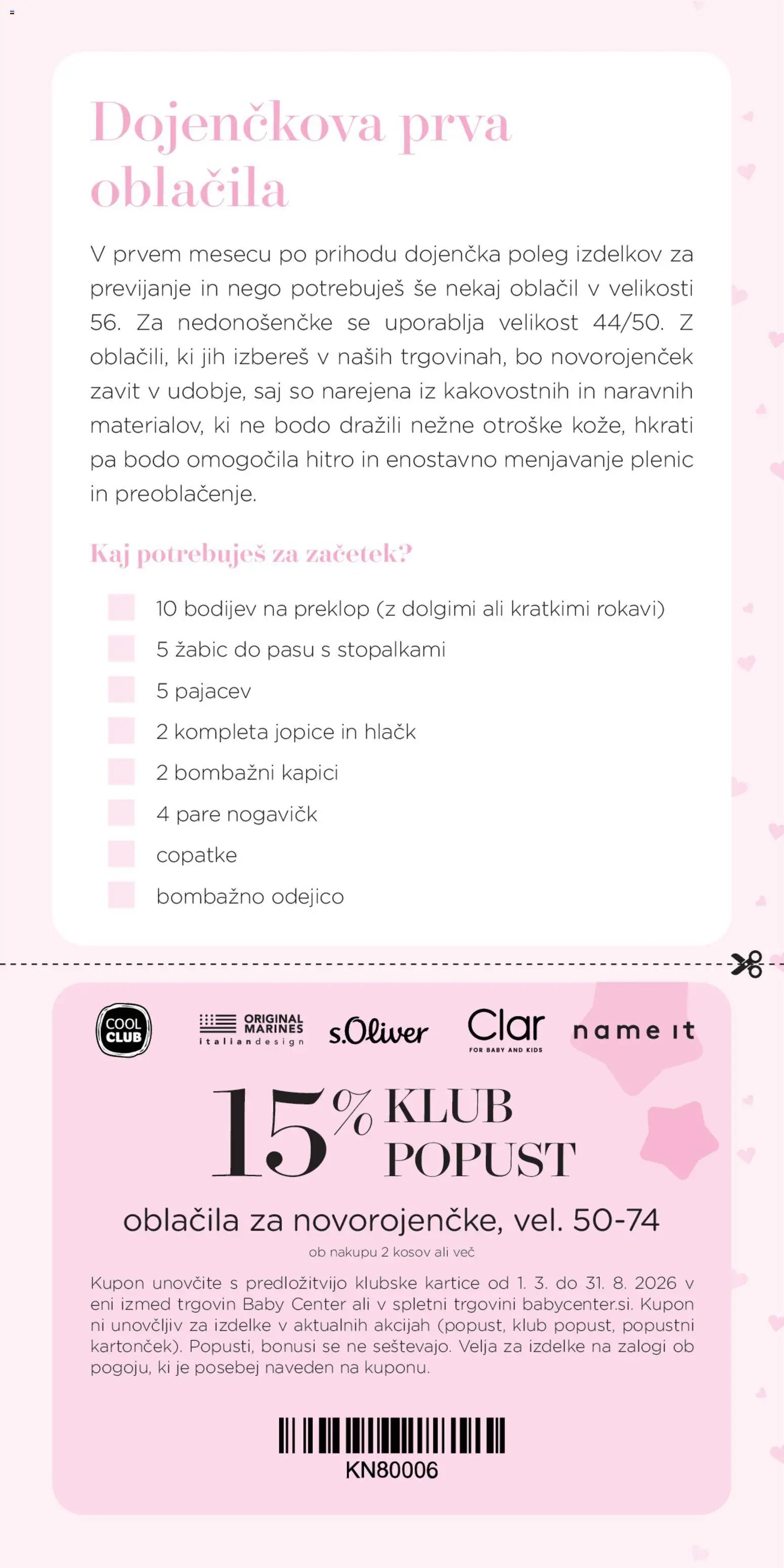 Baby center katalog hura nosečka (2026-05-25 - 2026-06-30)