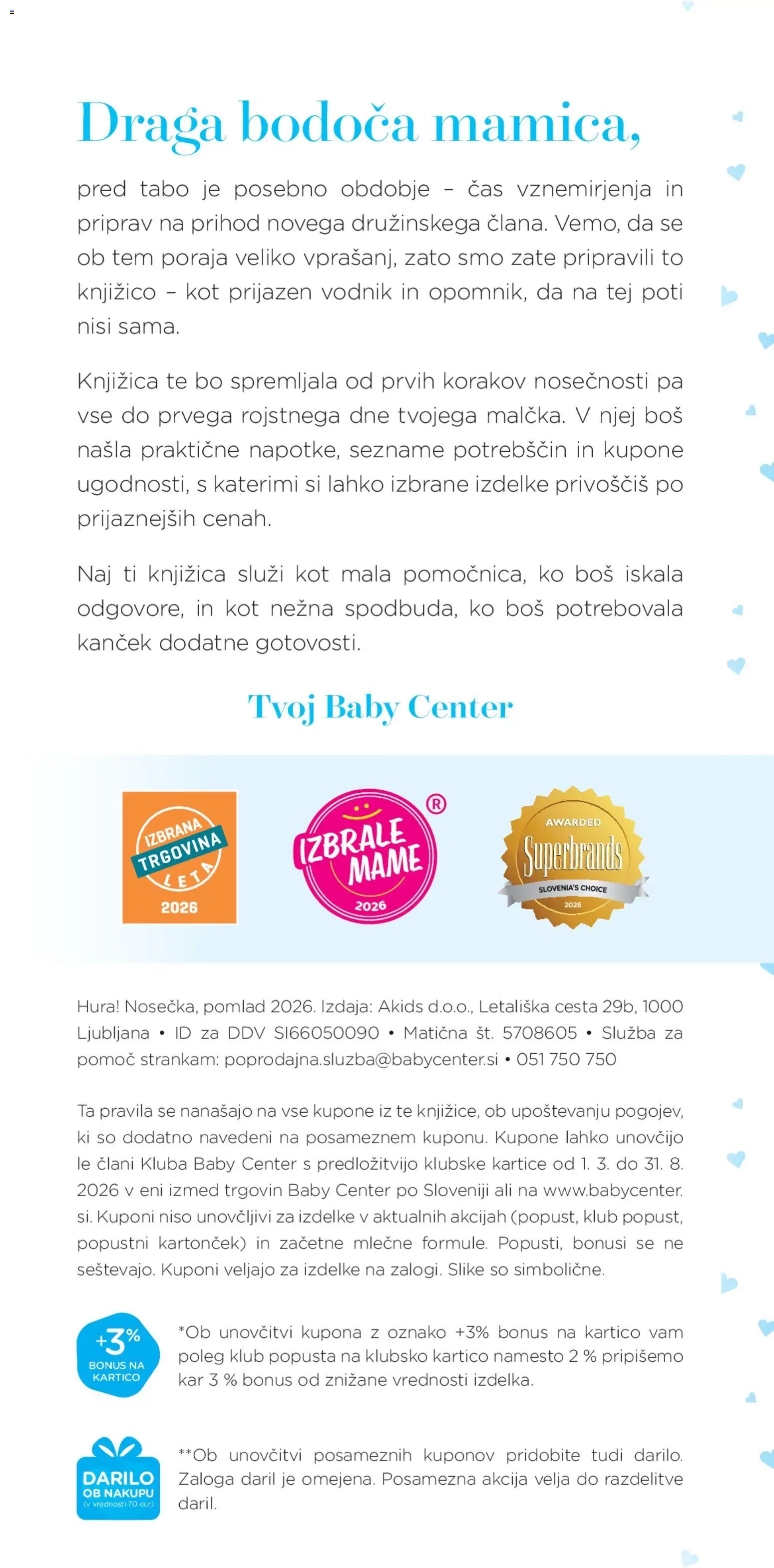 Baby center katalog hura nosečka (2026-05-25 - 2026-06-30)