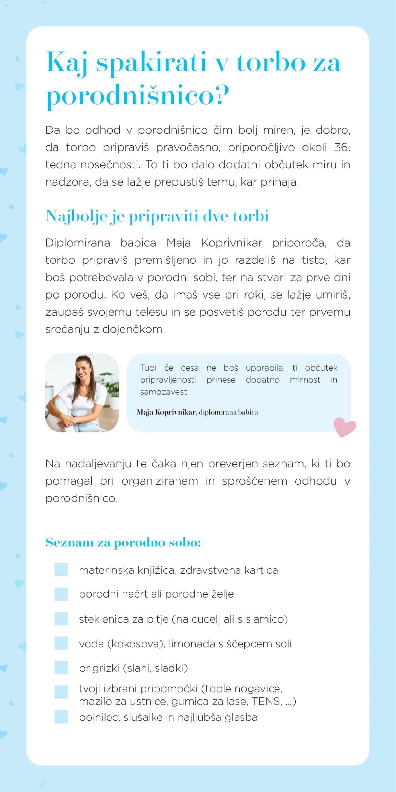Baby center katalog hura nosečka (2026-05-25 - 2026-06-30)