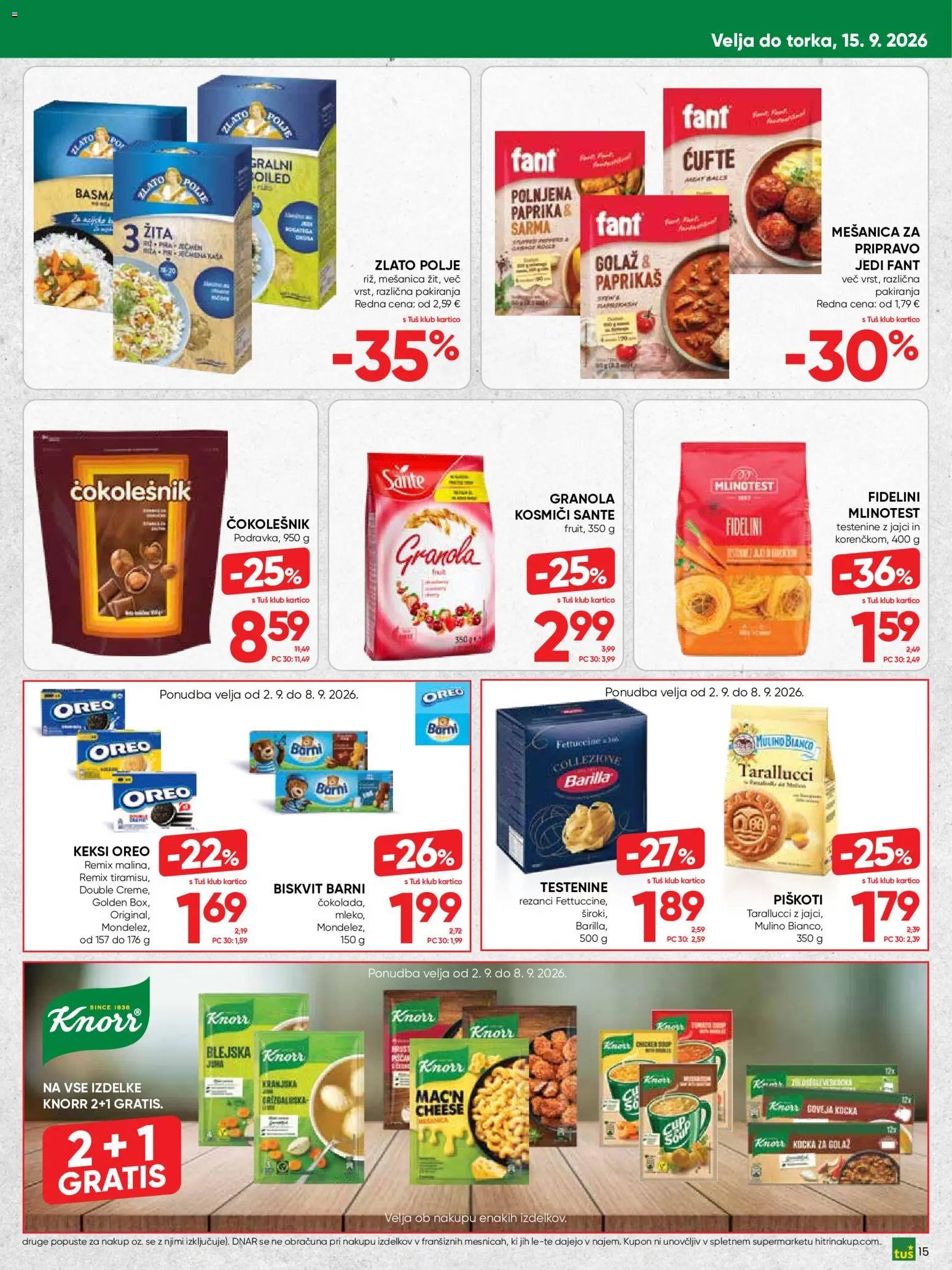 Tuš katalog