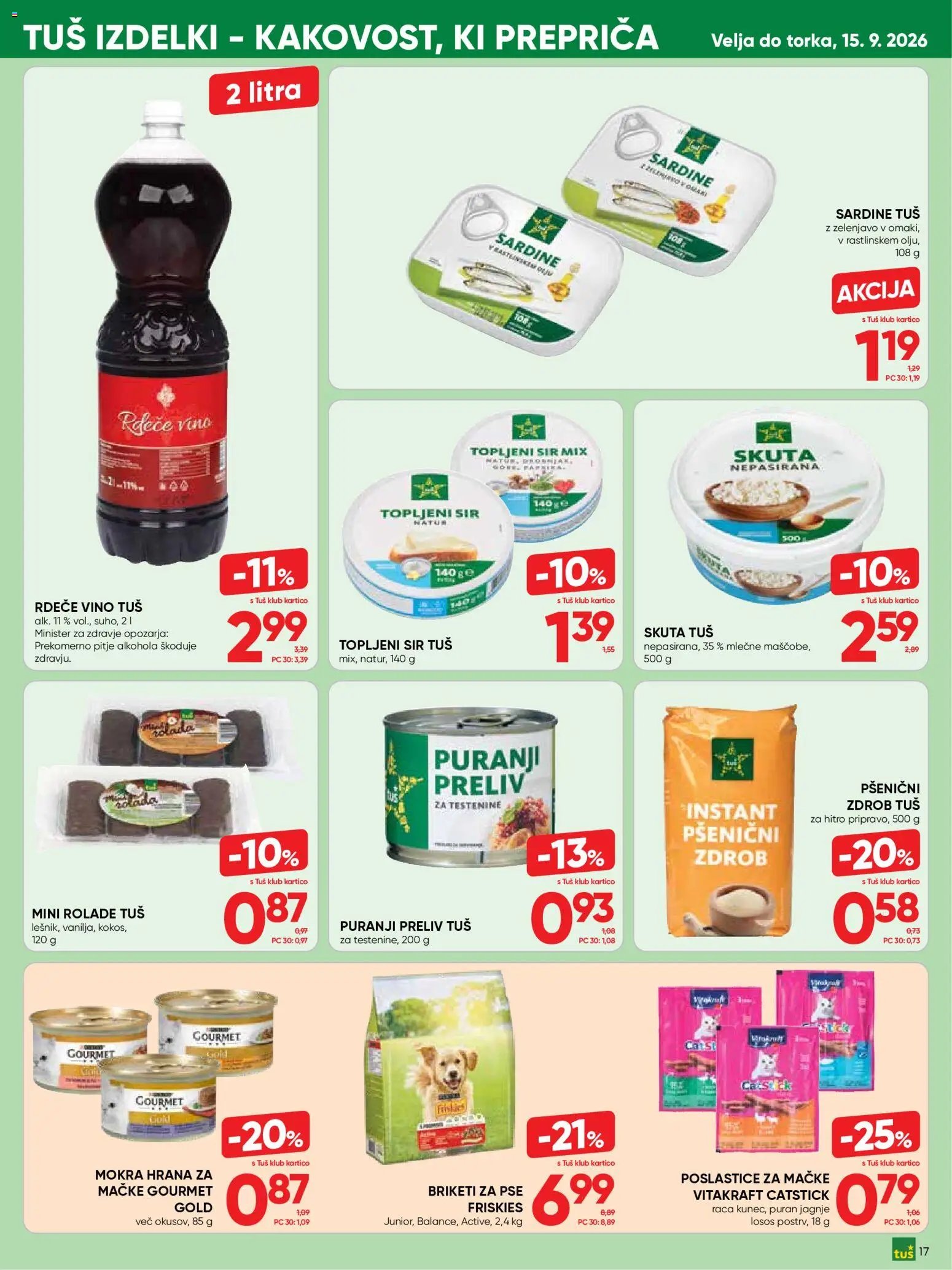 Tuš katalog