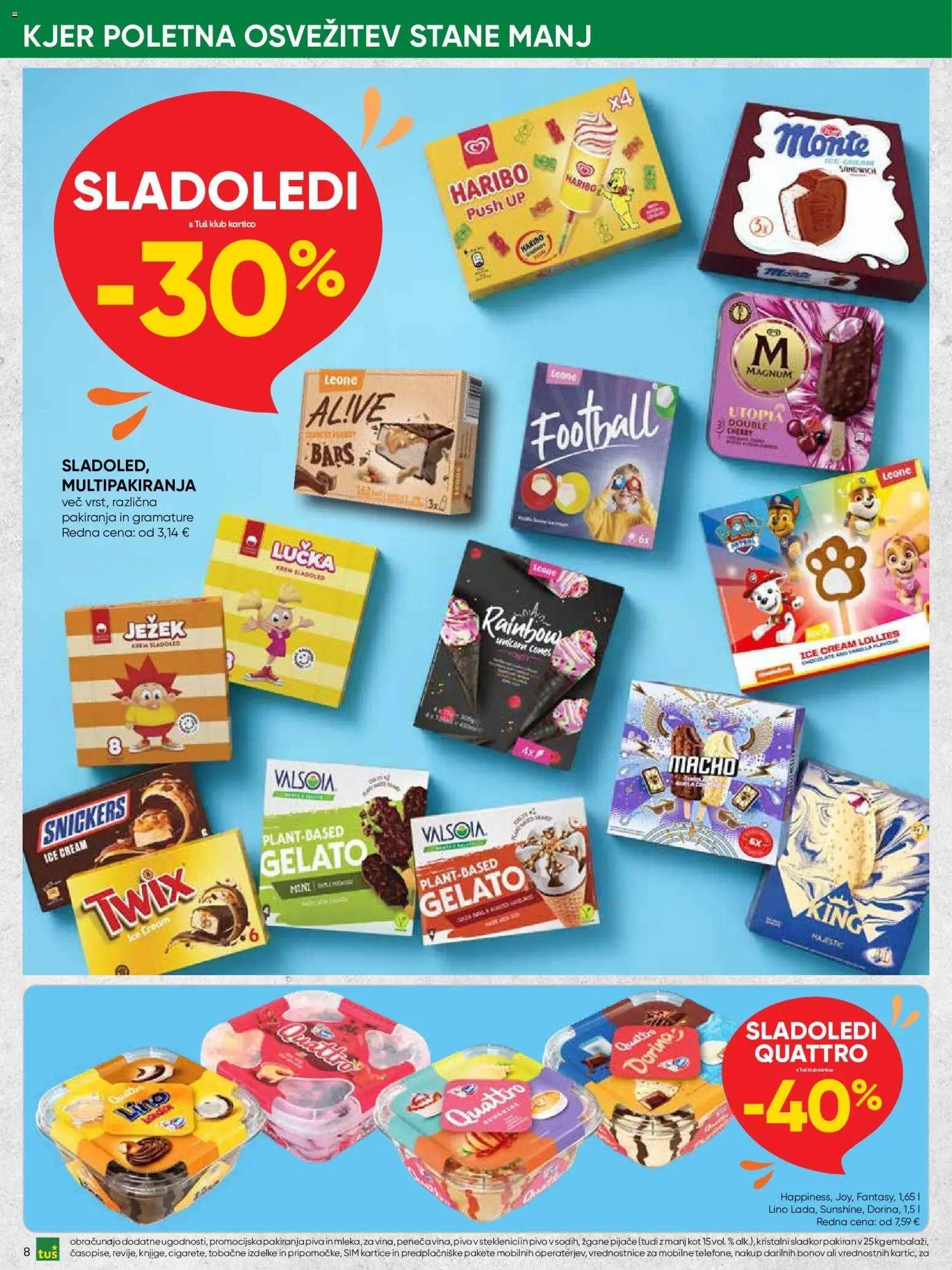 Tuš katalog