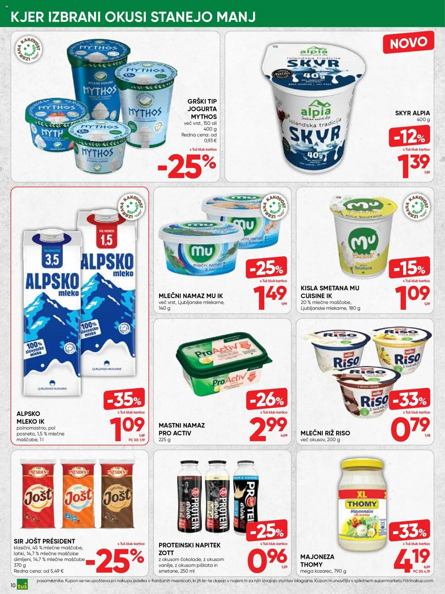 Tuš katalog