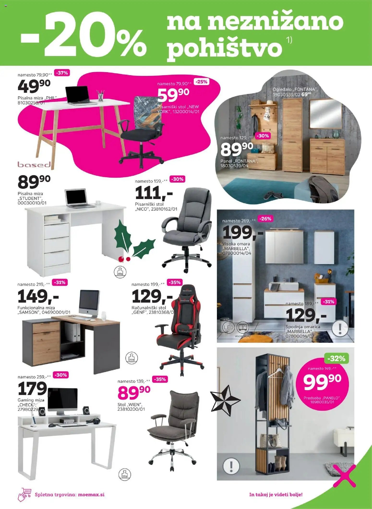 Mömax katalog do -40% popust na izbrano pohištvo (2025-12-01 - 2025-12-13)