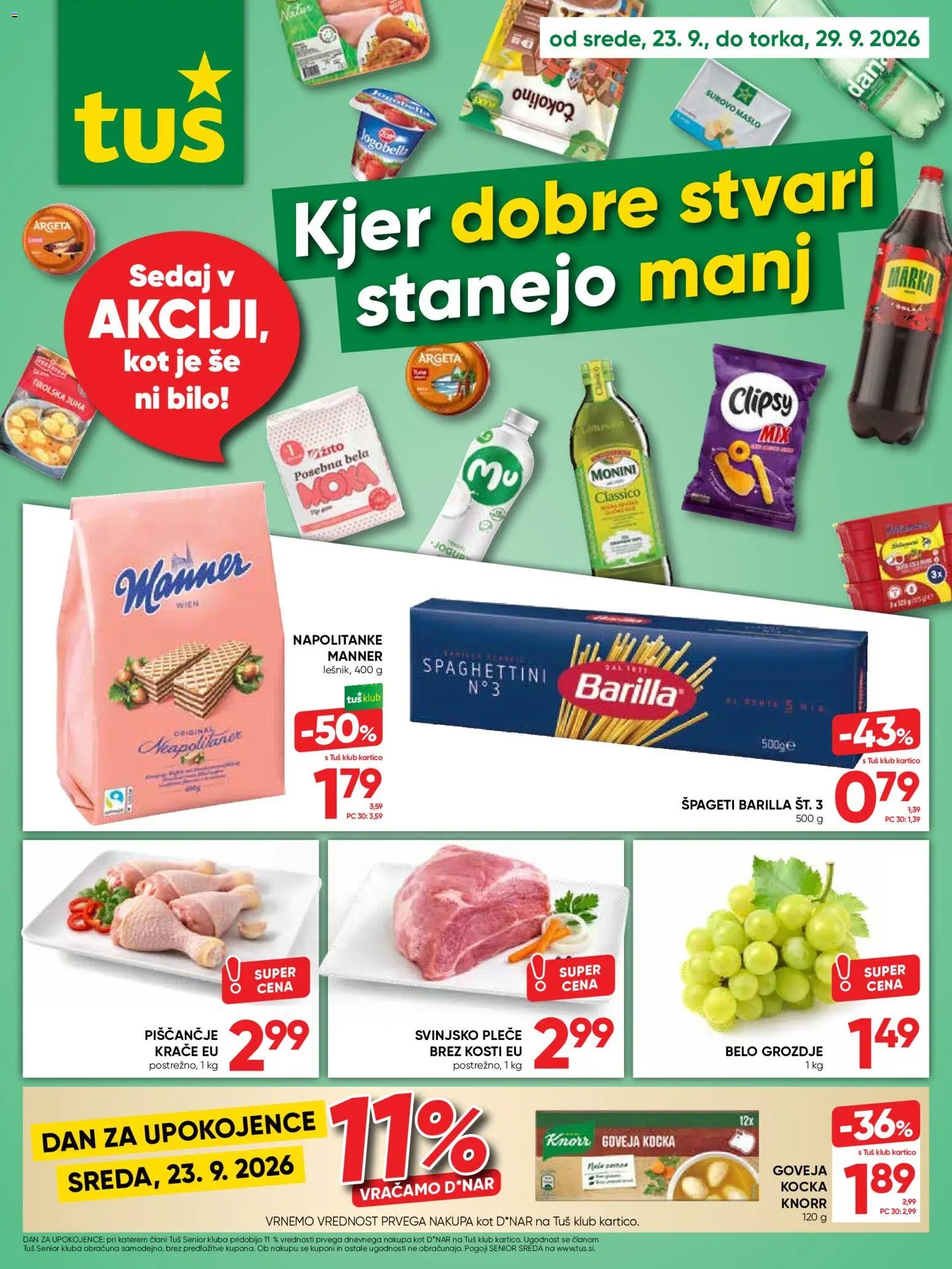 Tuš - Katalog Kjer dobre stvari stanejo manj