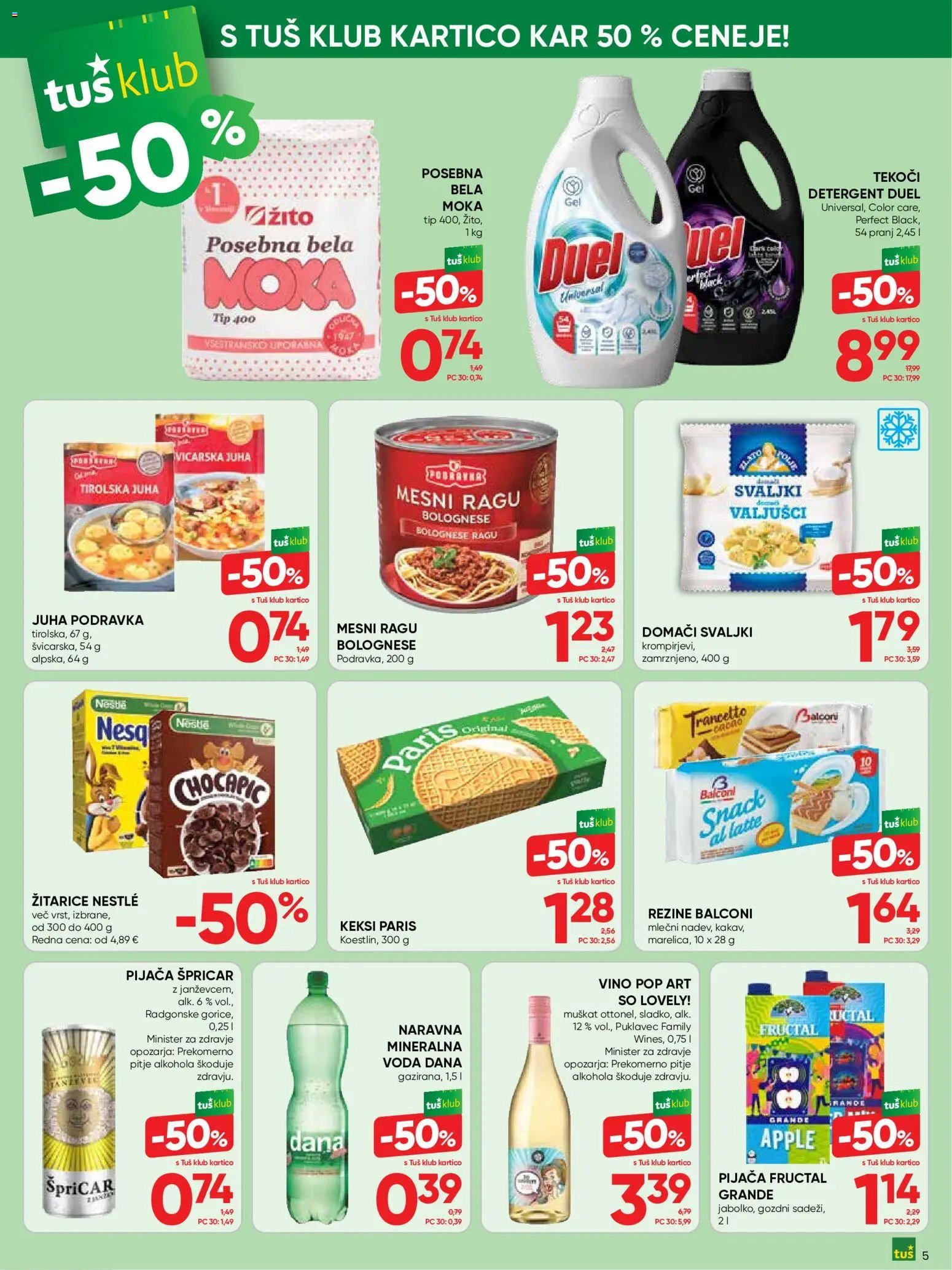 Tuš - Katalog Kjer dobre stvari stanejo manj