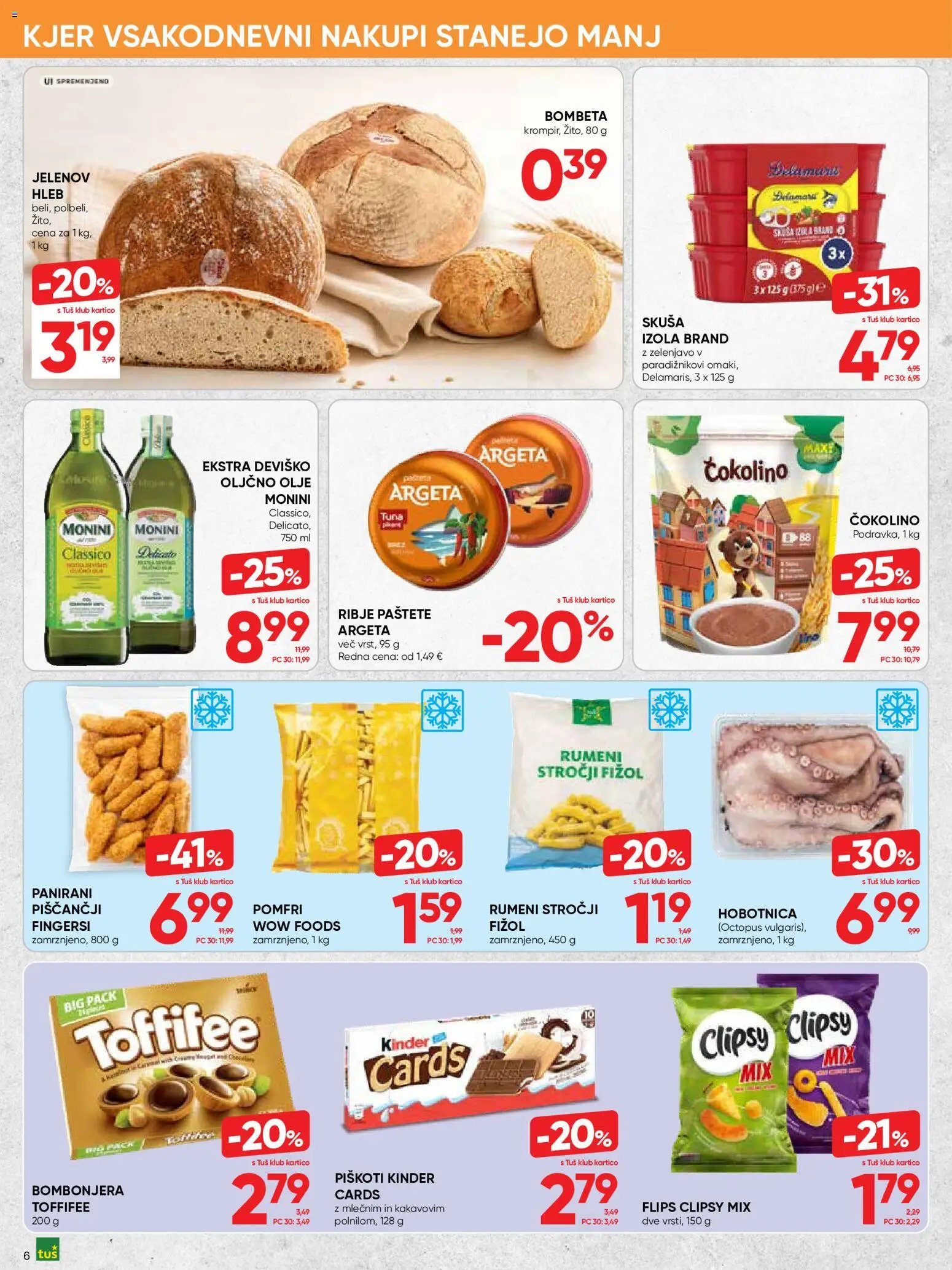Tuš - Katalog Kjer dobre stvari stanejo manj