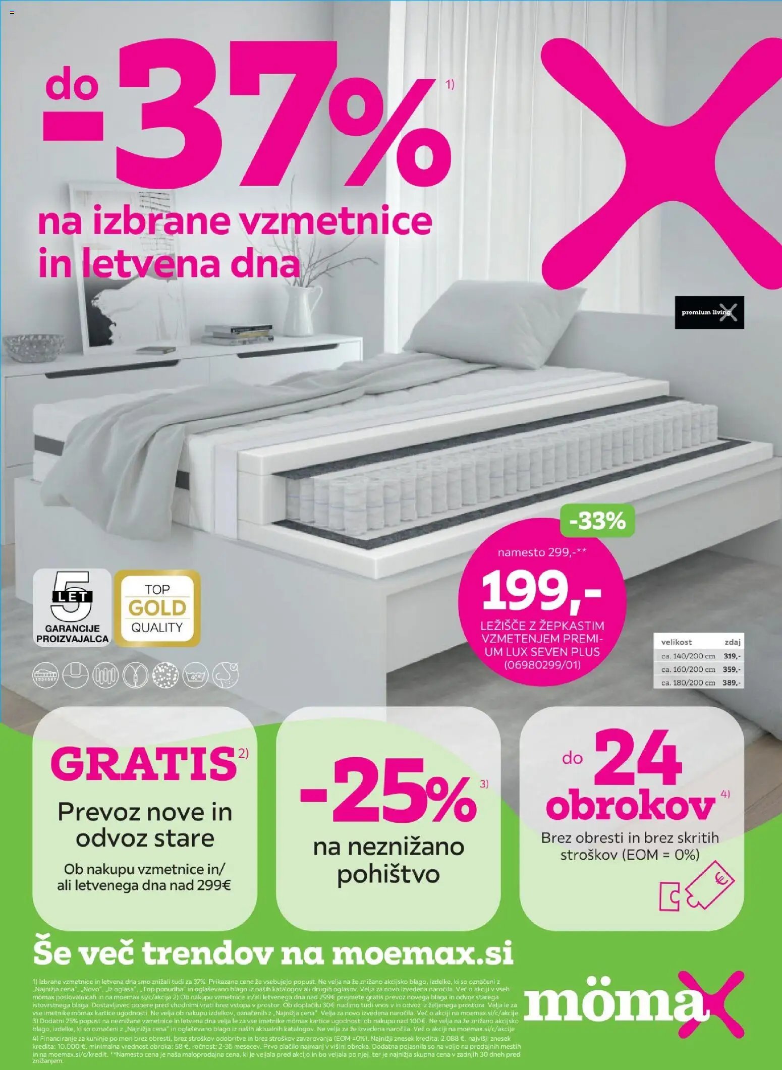 Mömax katalog vzmetnice
