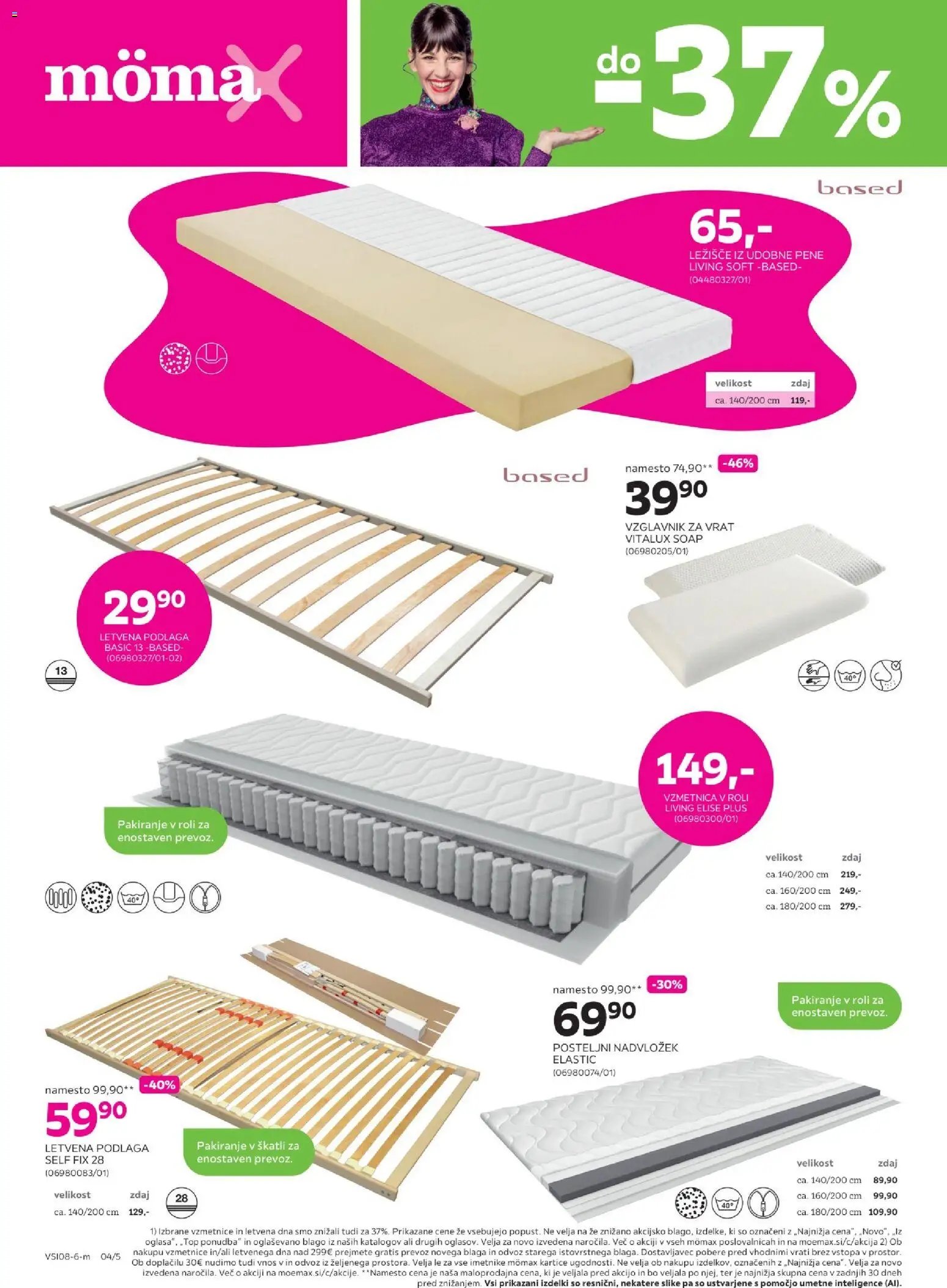 Mömax katalog vzmetnice