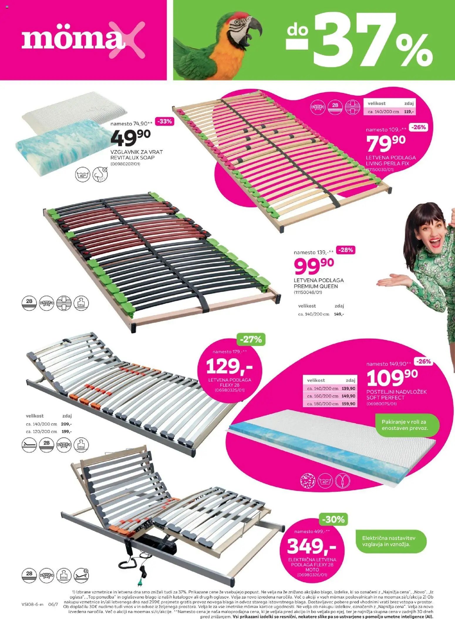 Mömax katalog vzmetnice