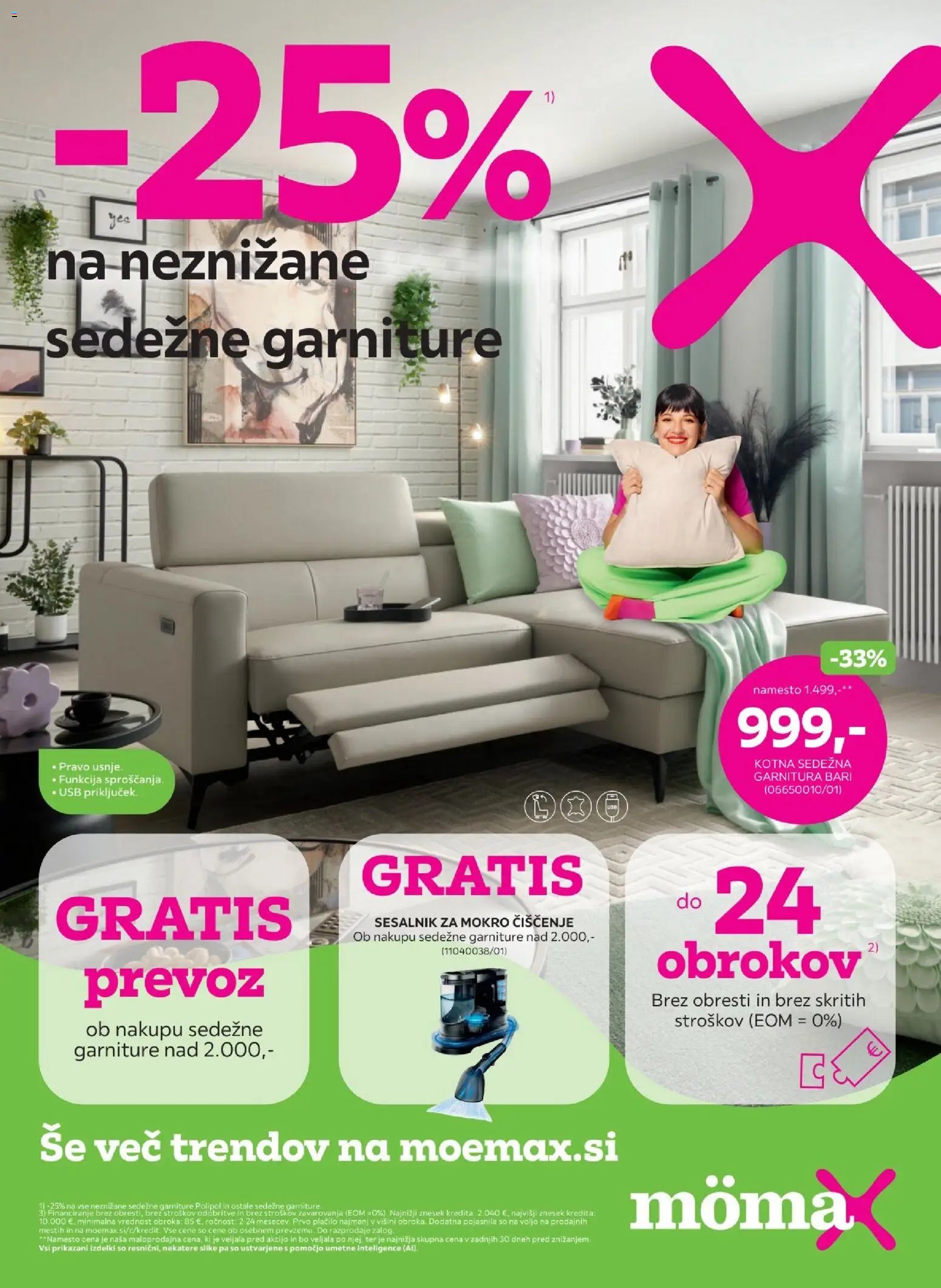 Mömax katalog sedežne garniture