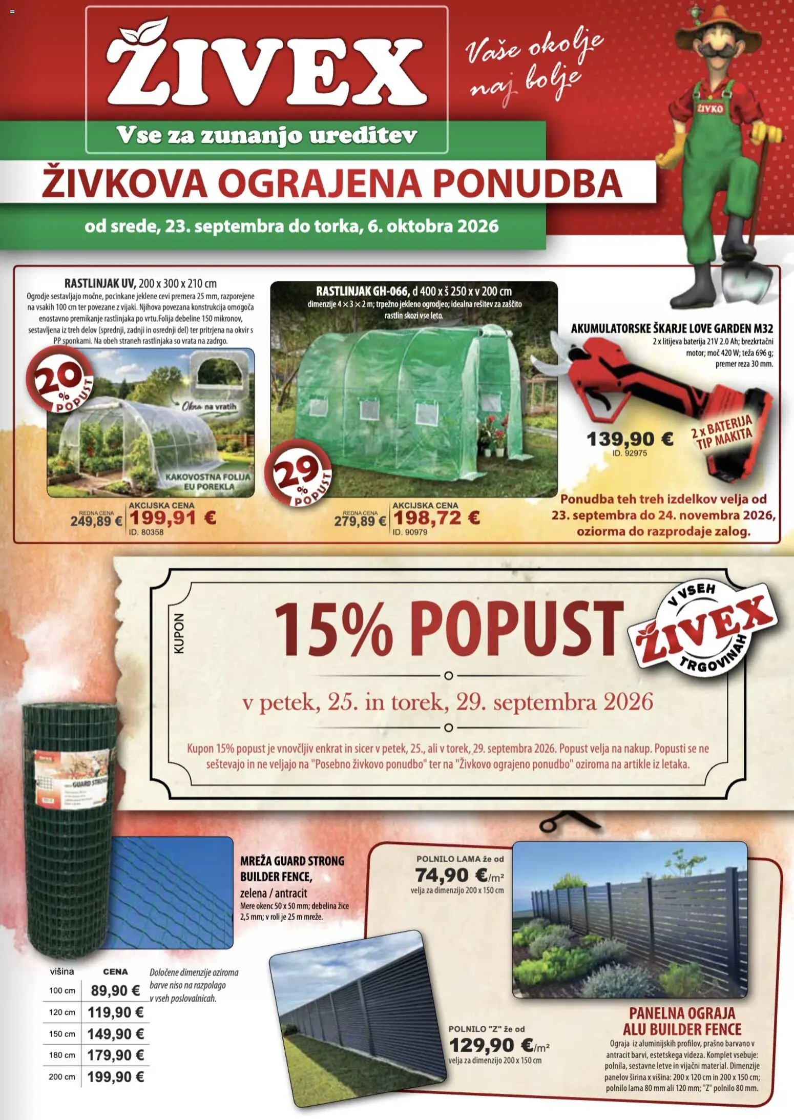 Živex katalog