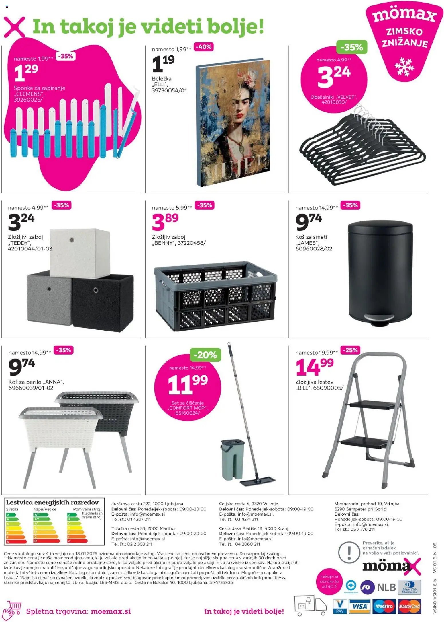 Mömax katalog zimsko znižanje do -70% na izbrane dodatke (2025-12-31 - 2026-01-18)