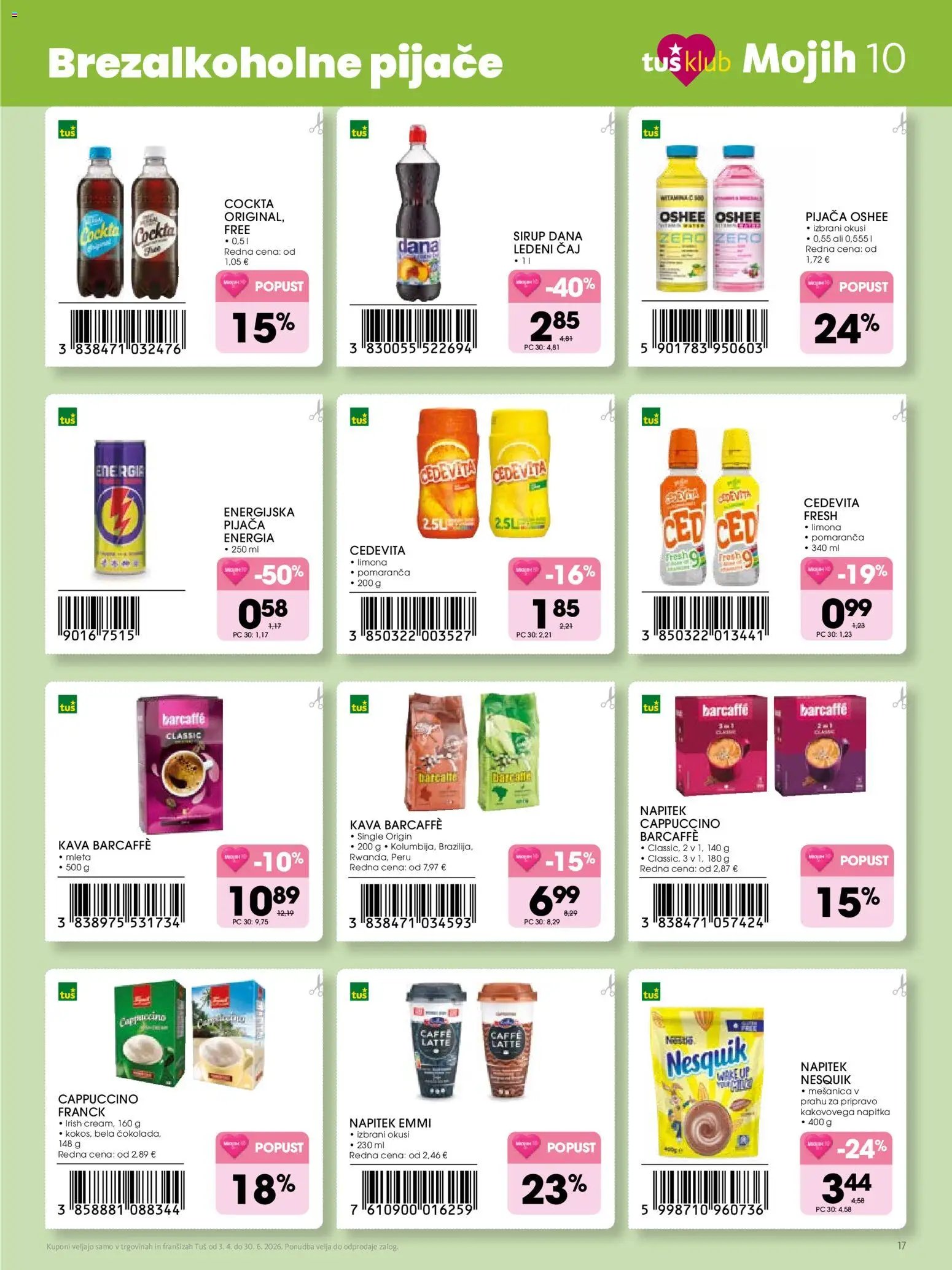 Tuš katalog mojih 10