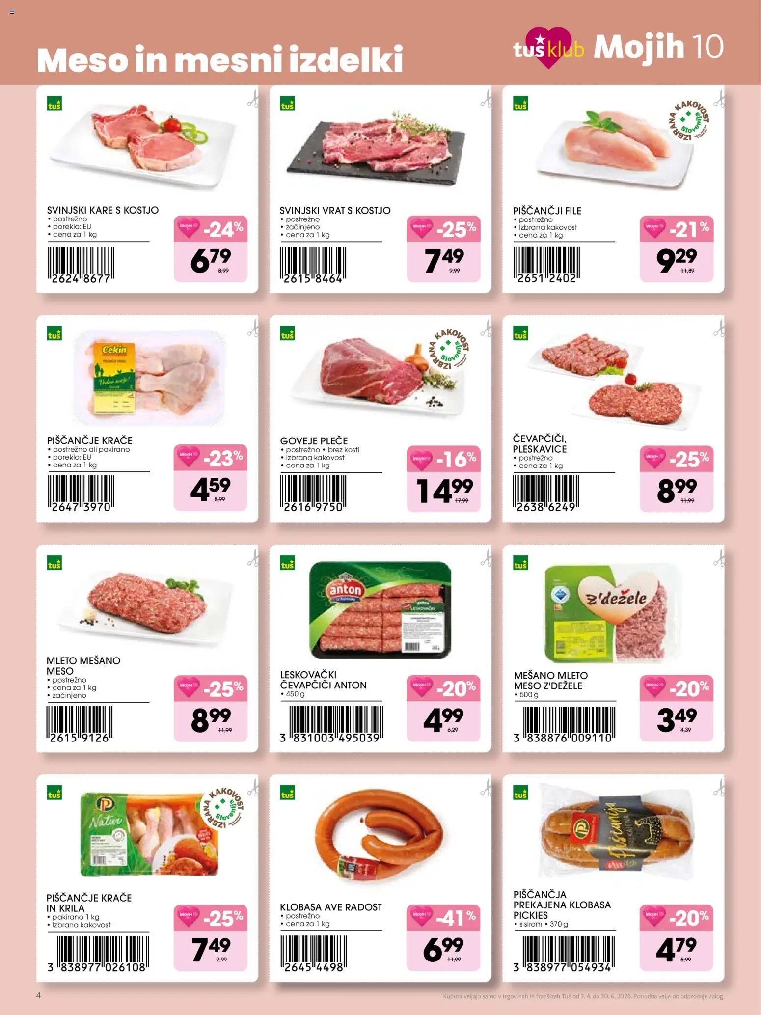 Tuš katalog mojih 10