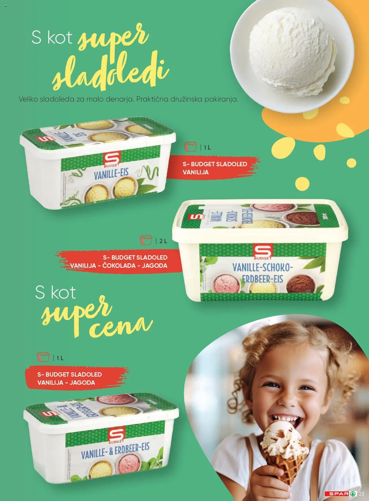 Spar katalog sladoledi 2026