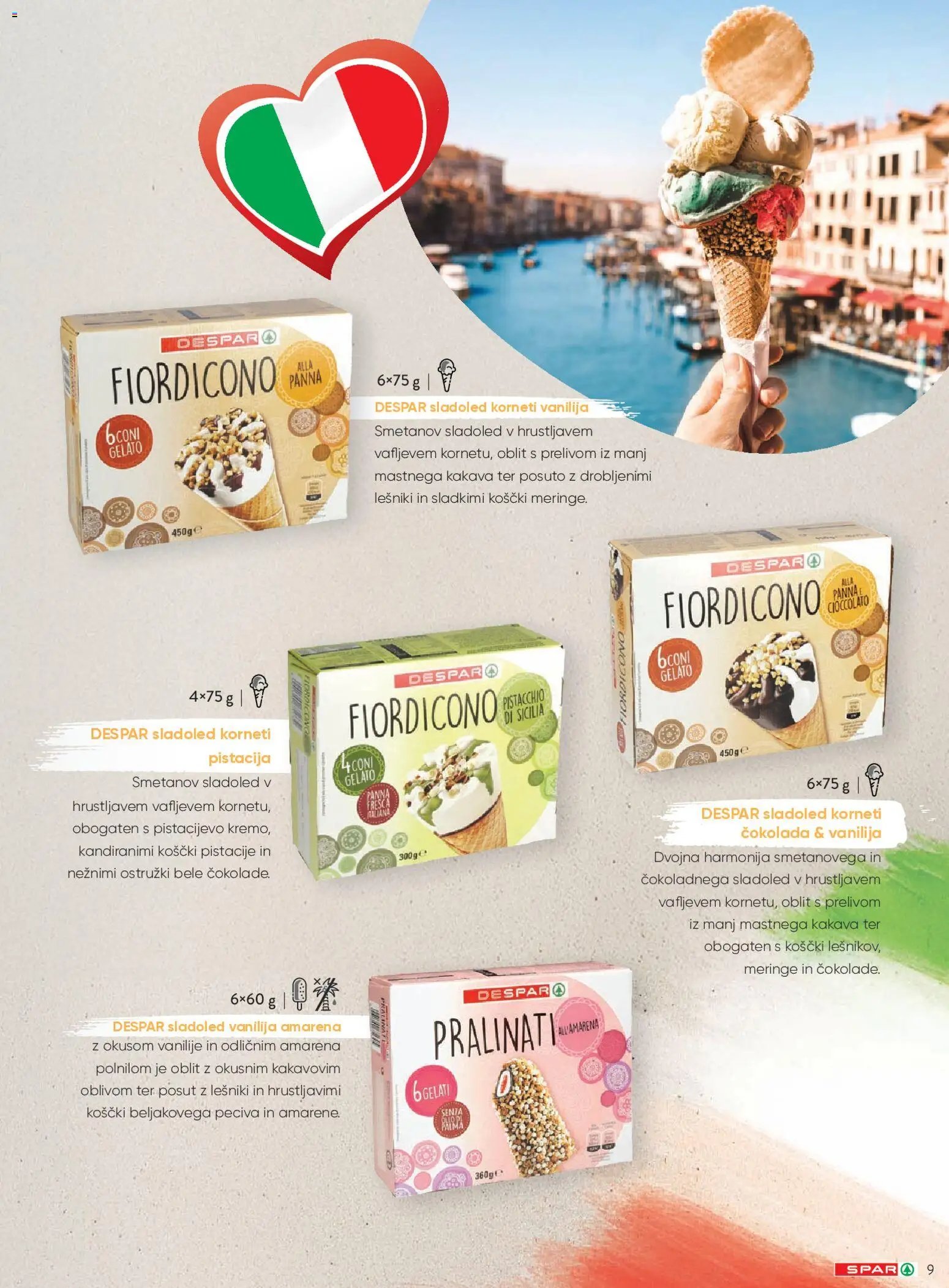Spar katalog sladoledi 2026