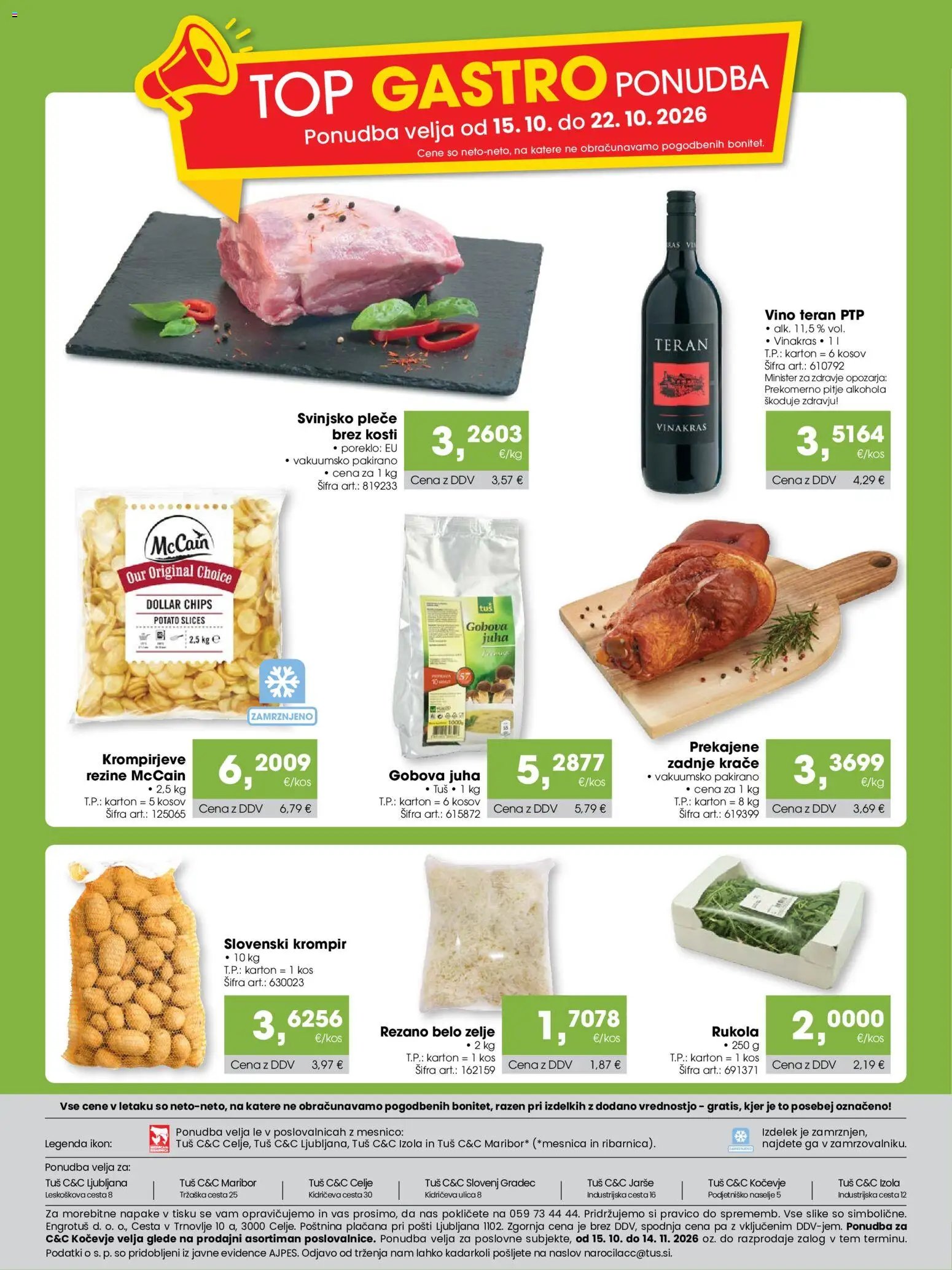 Tuš Cash & Carry Gostinec