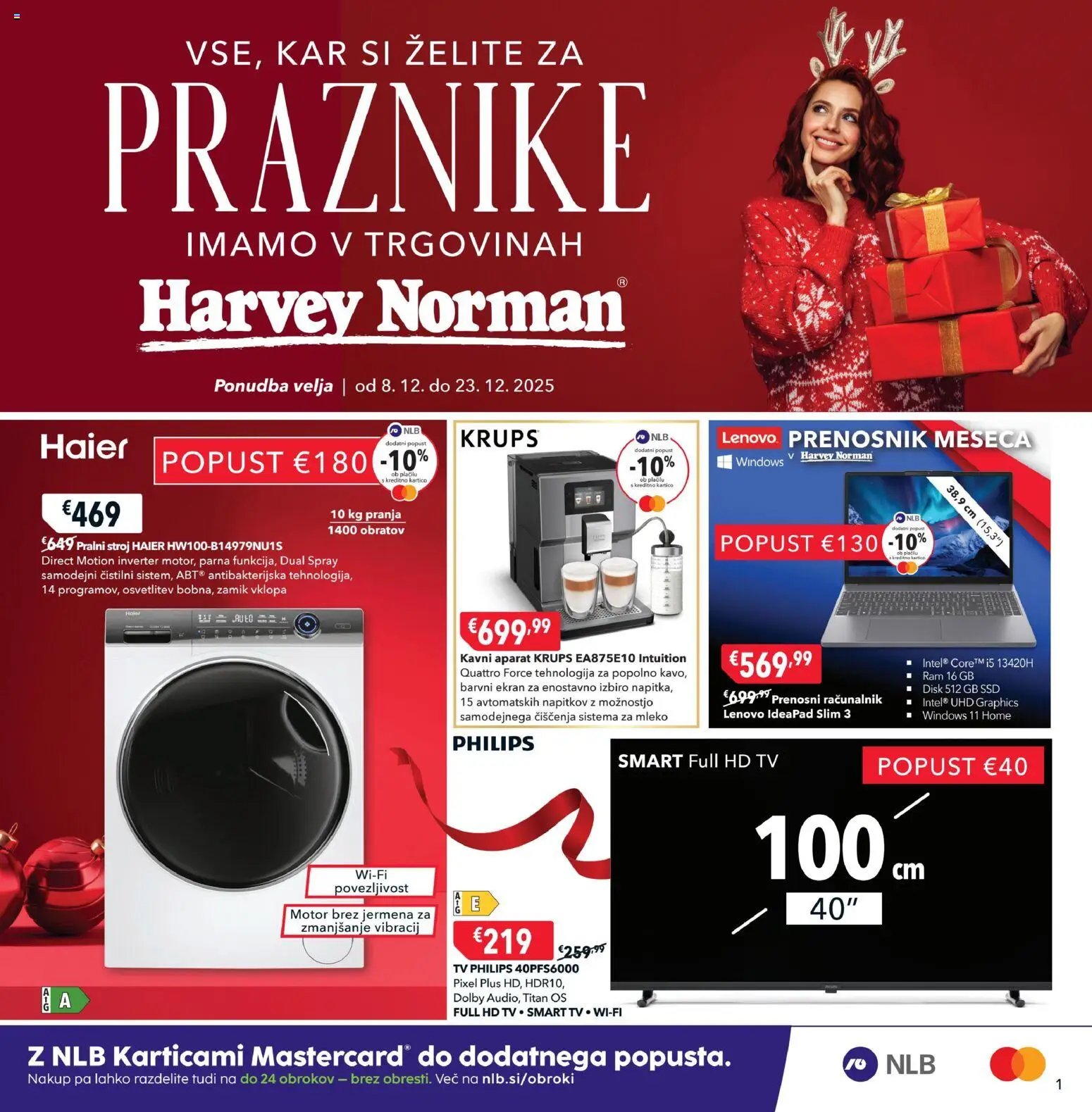 Harvey Norman katalog kar si želite za praznike (2025-12-08 - 2025-12-23)