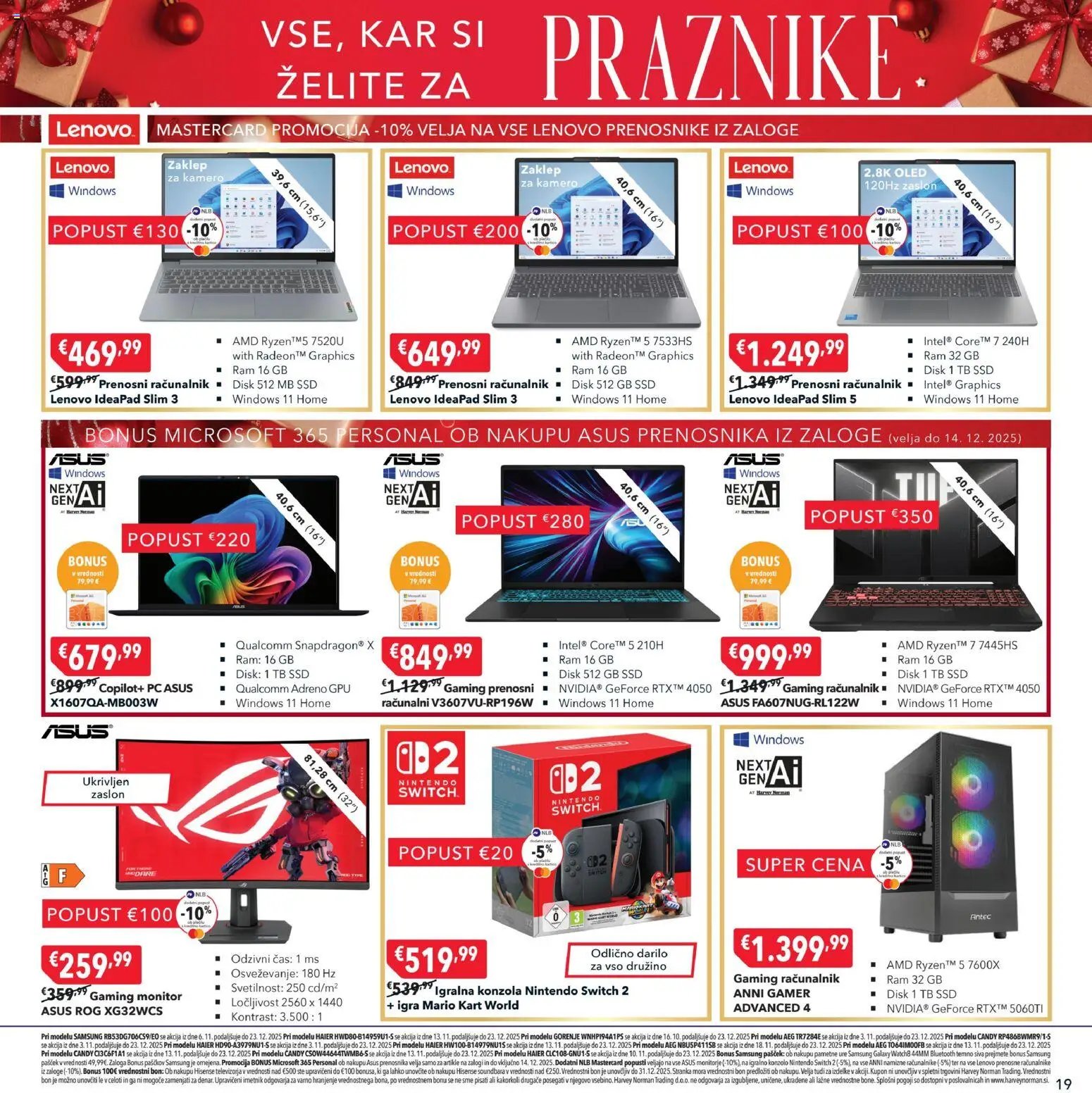 Harvey Norman katalog kar si želite za praznike (2025-12-08 - 2025-12-23)