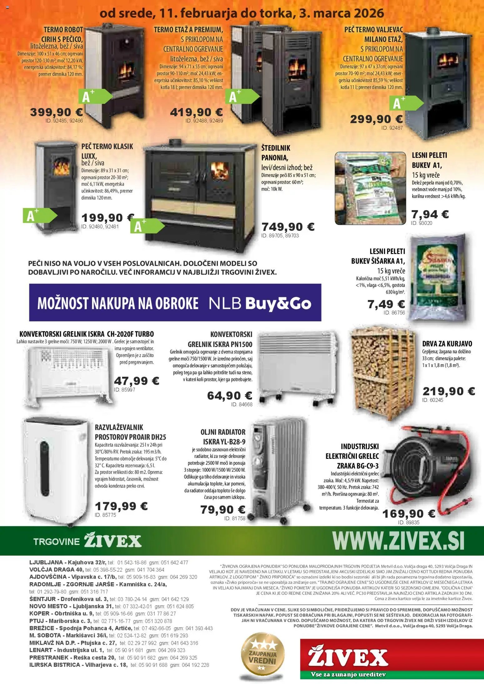 Živex katalog (2026-02-11 - 2026-03-03)