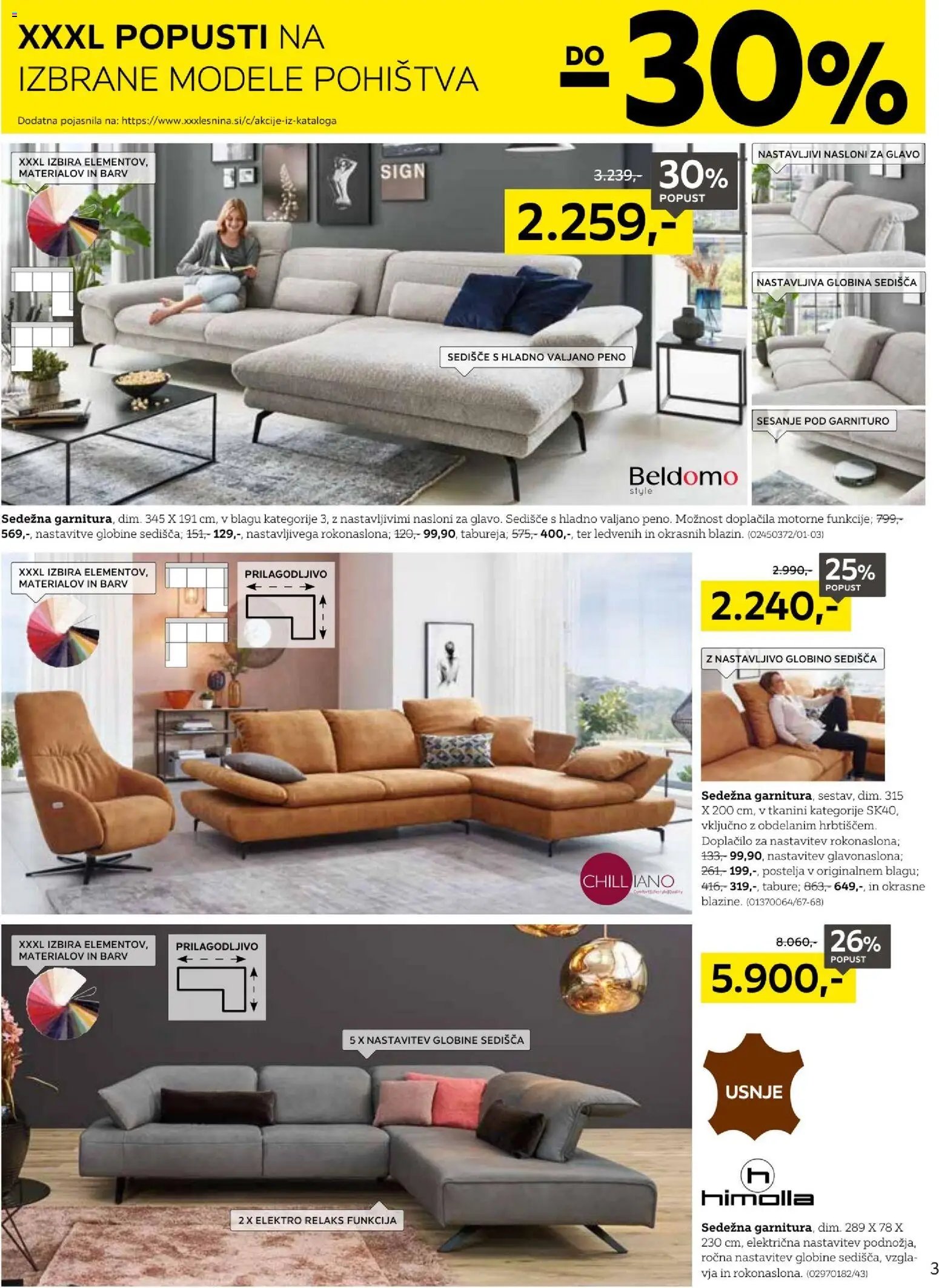 XXXL Lesnina katalog doživite praznike v objemu udobja (2025-12-01 - 2025-12-20)