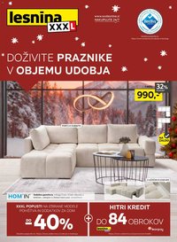 XXXL Lesnina katalog doživite praznike v objemu udobja (2025-12-01 - 2025-12-20)