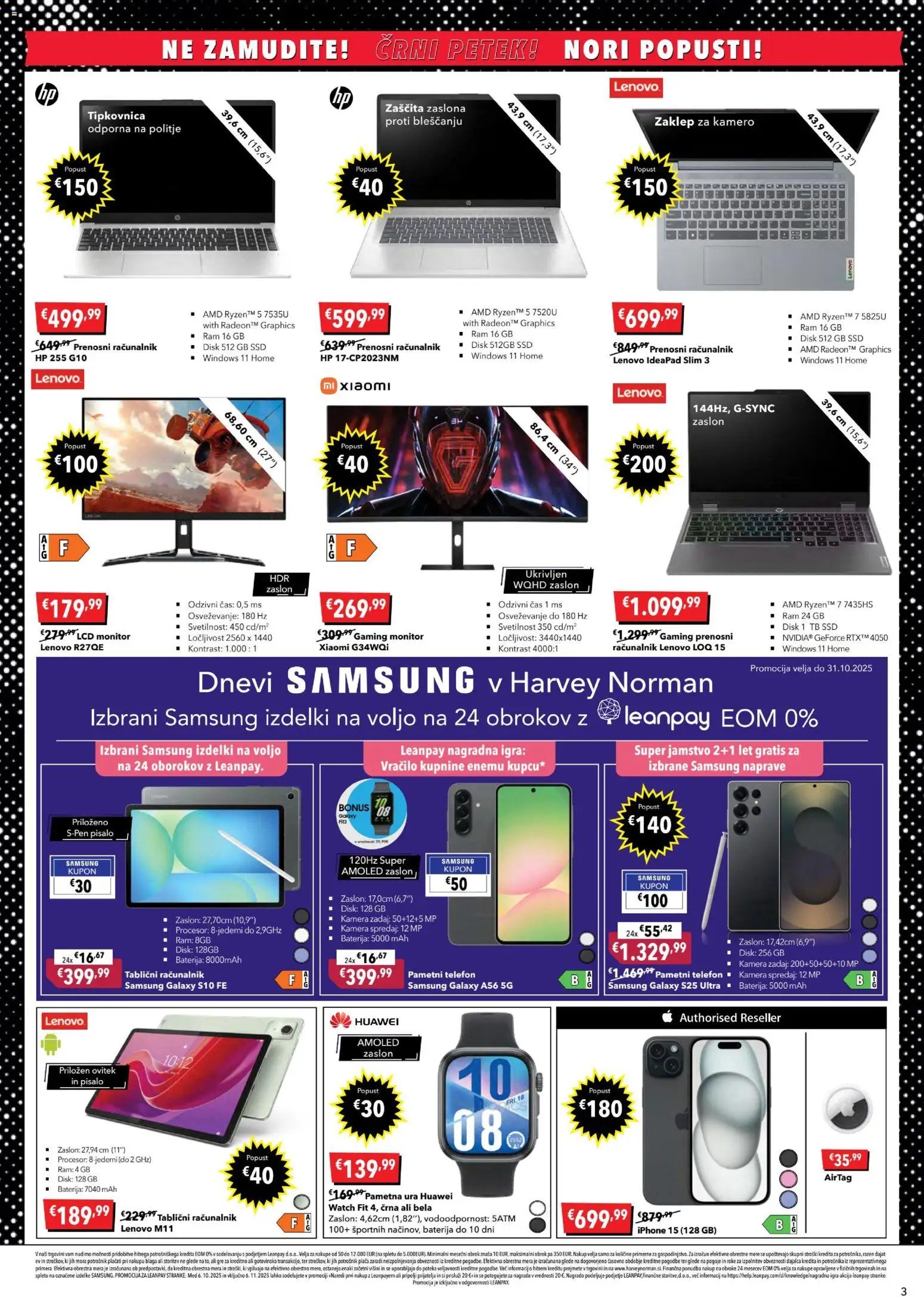 Harvey Norman - Black friday (2025-10-23 - 2025-11-02)