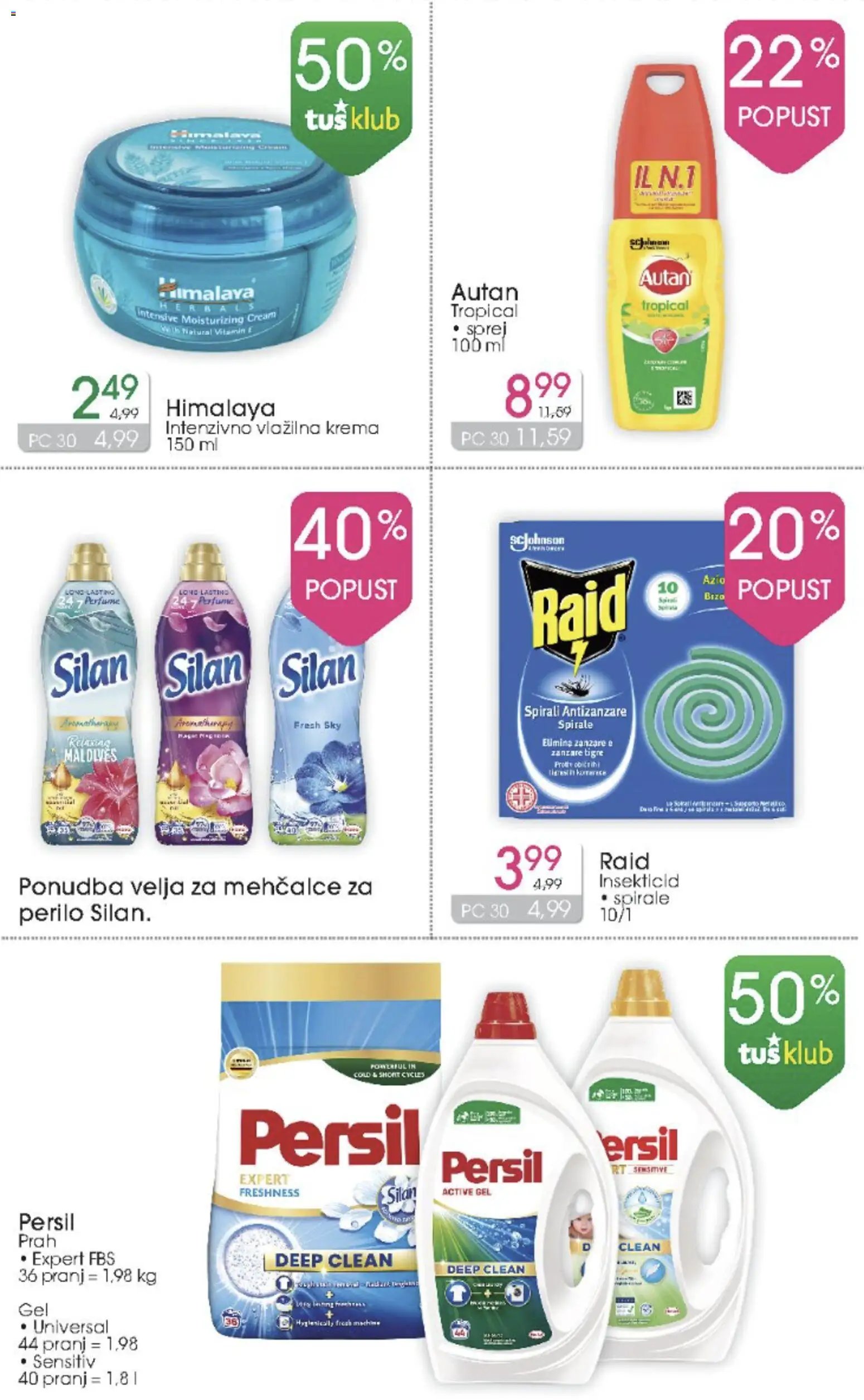 Tuš drogerija katalog