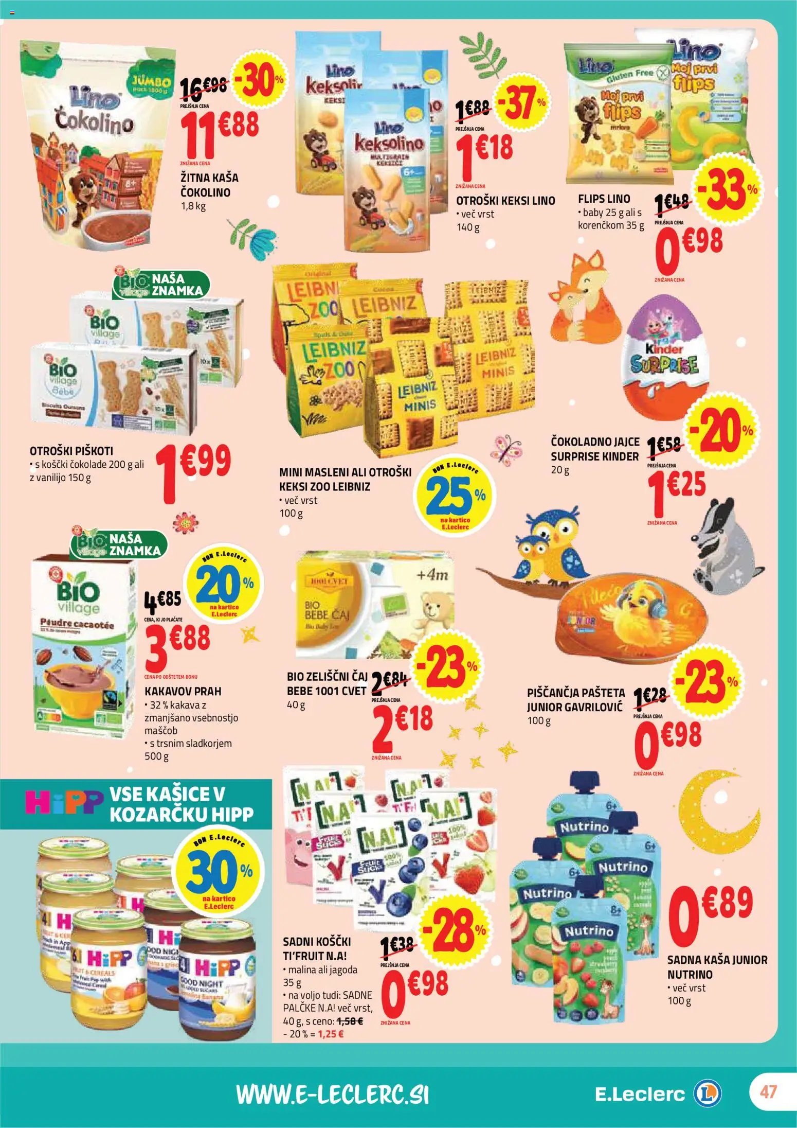 E.leclerc katalog vse za malčke