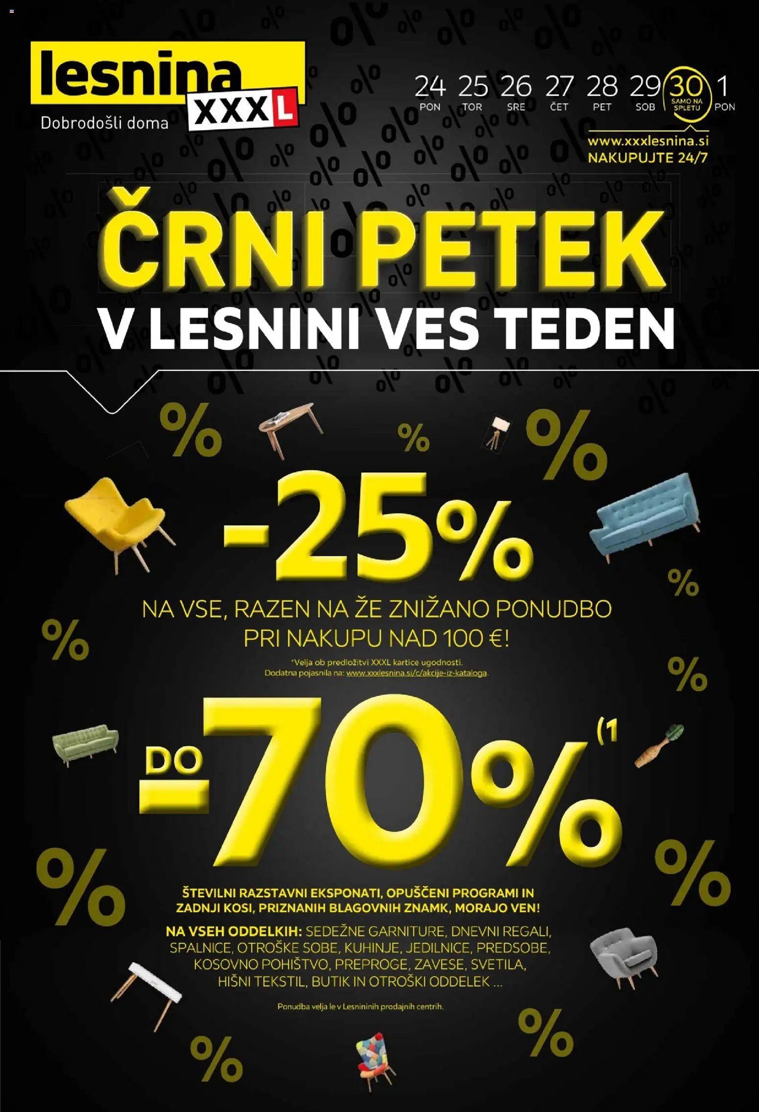 XXXL Lesnina - Black friday (2025-11-23 - 2025-12-01)