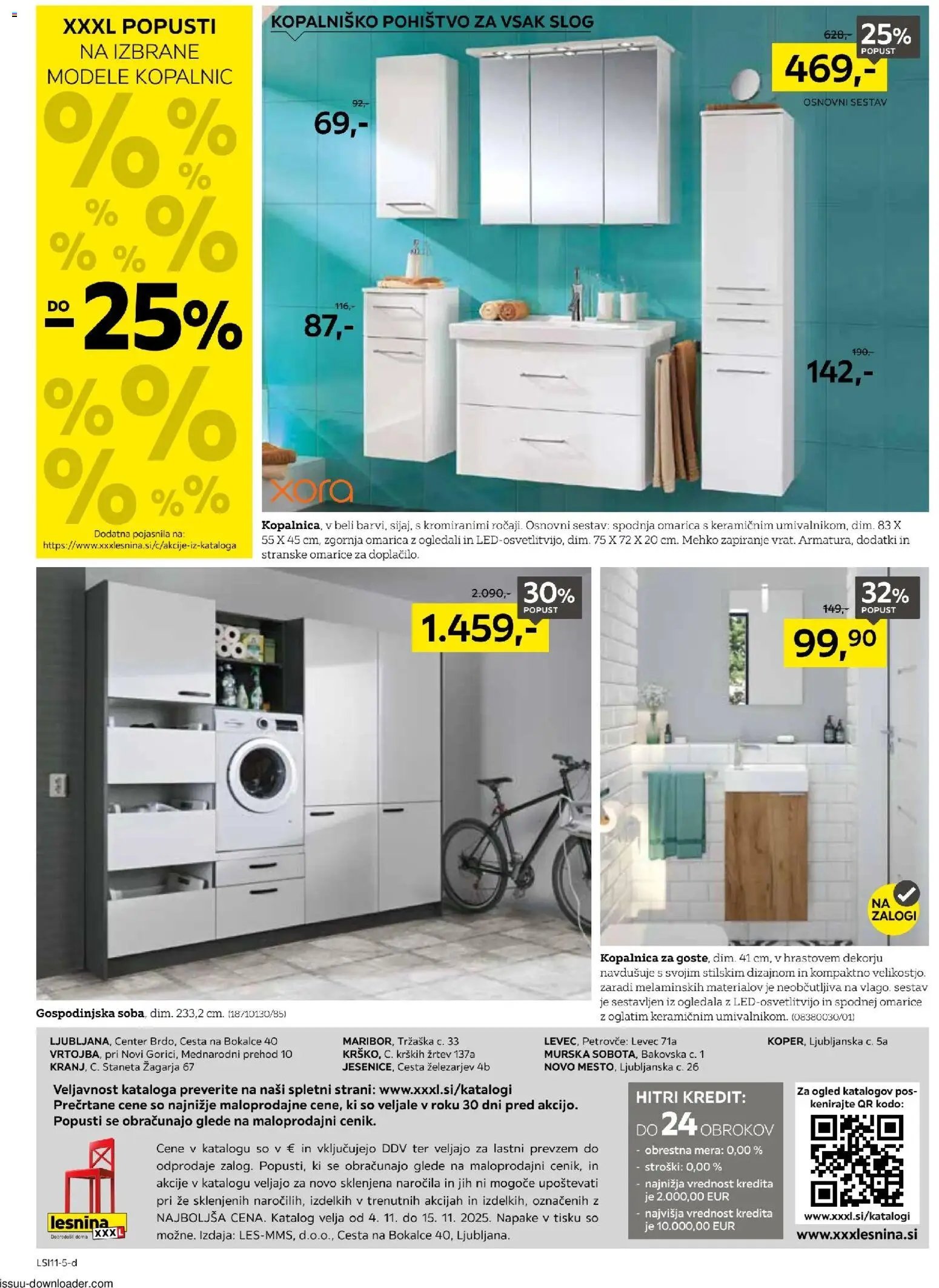 XXXL Lesnina katalog kuhinje po meri ki navdušijo (2025-11-04 - 2025-11-15)