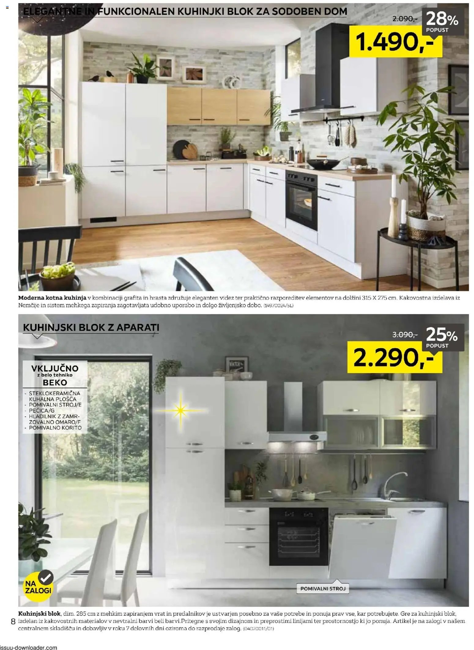 XXXL Lesnina katalog kuhinje po meri ki navdušijo (2025-11-04 - 2025-11-15)