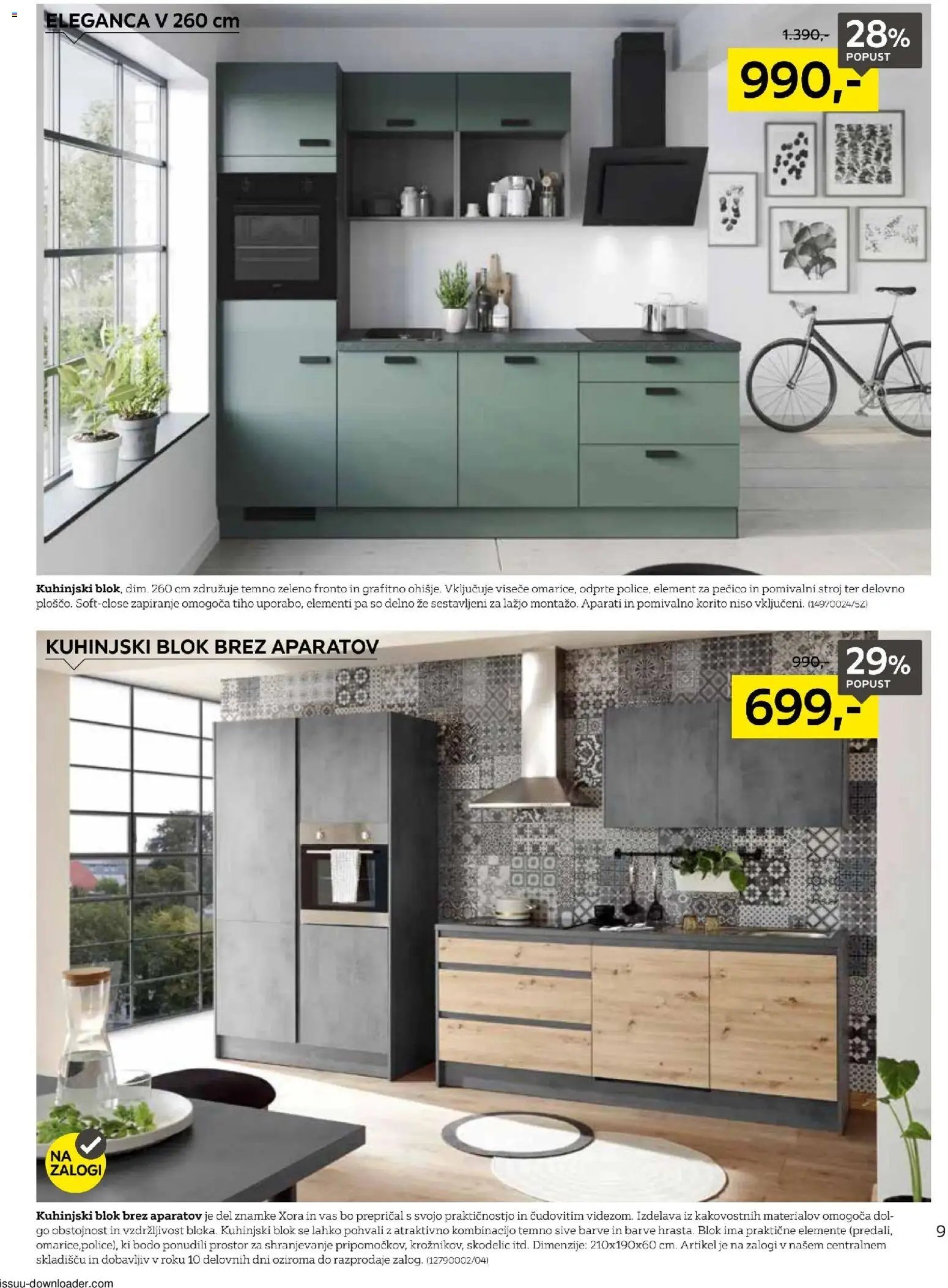 XXXL Lesnina katalog kuhinje po meri ki navdušijo (2025-11-04 - 2025-11-15)