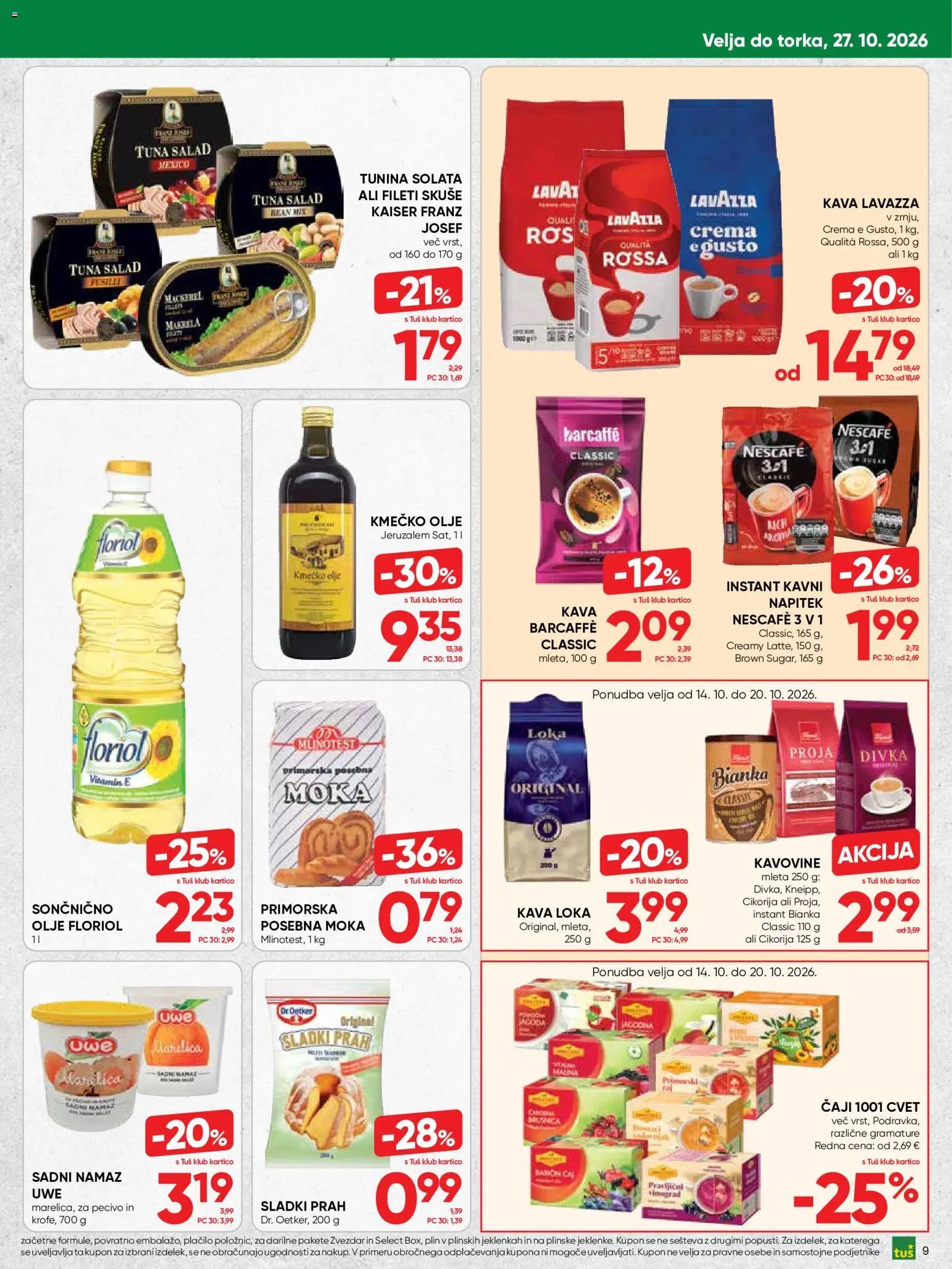 Tuš katalog