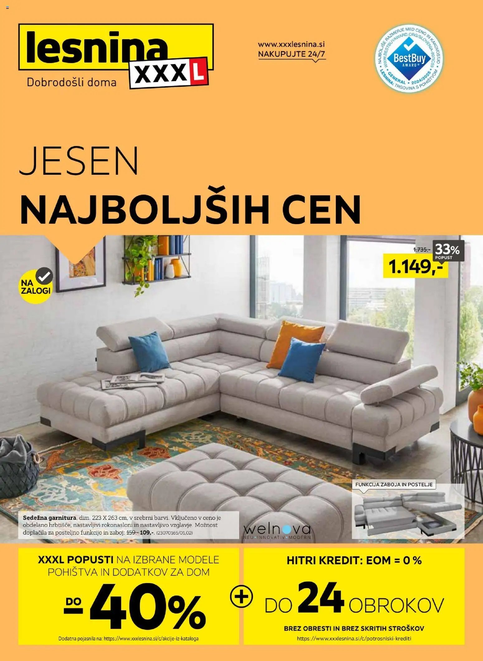 XXXL Lesnina - Jesen najboljših cen