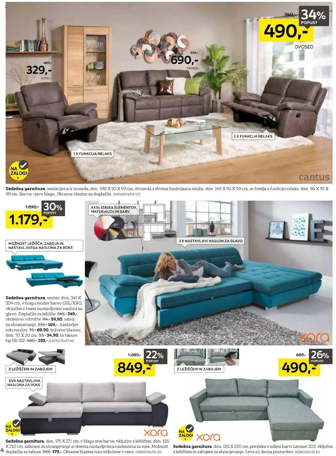 XXXL Lesnina katalog dom si zasluži najboljše (2025-09-15 - 2025-09-29)