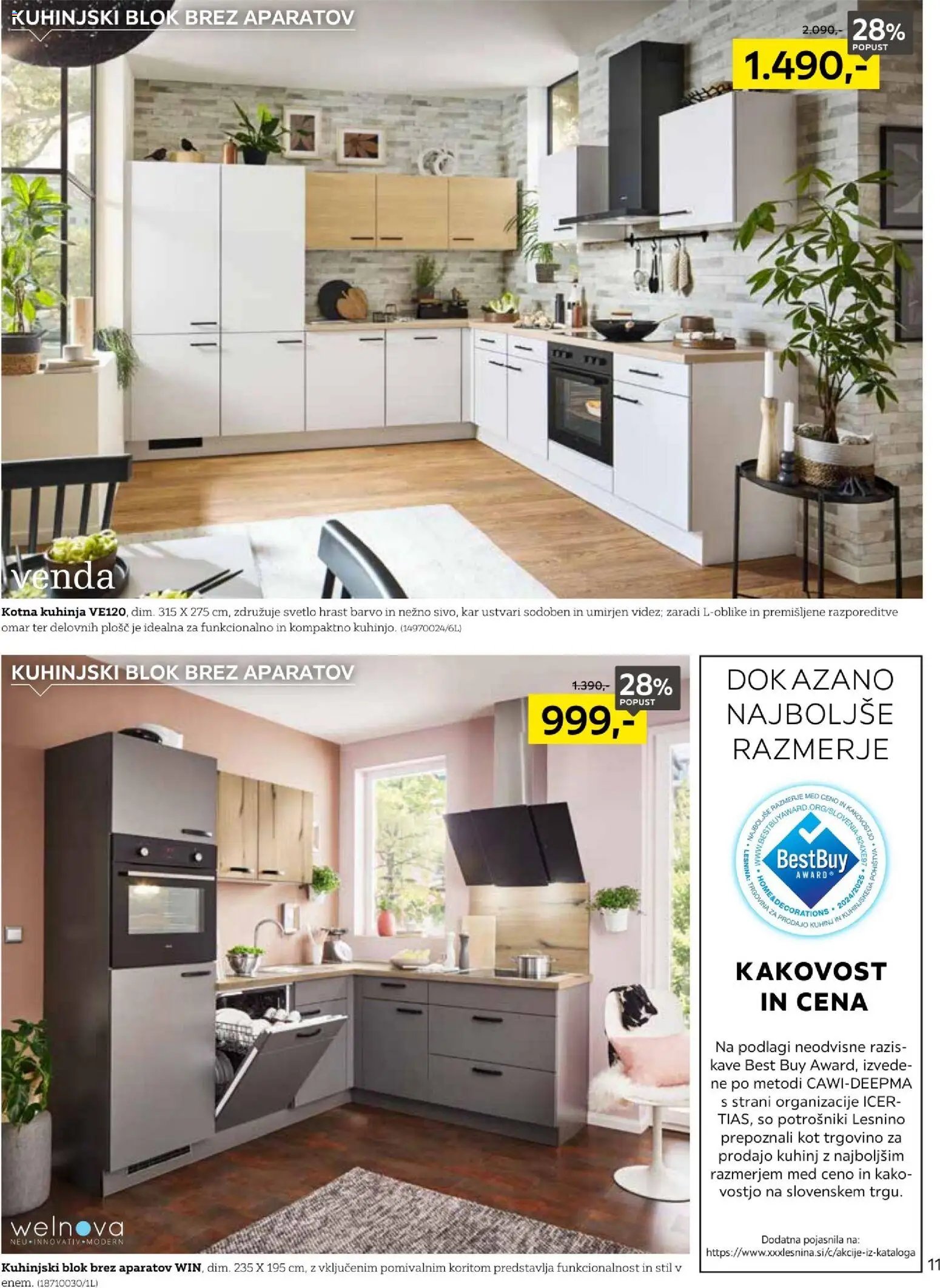XXXL Lesnina katalog ponudba kuhinj (2026-05-05 - 2026-05-16)