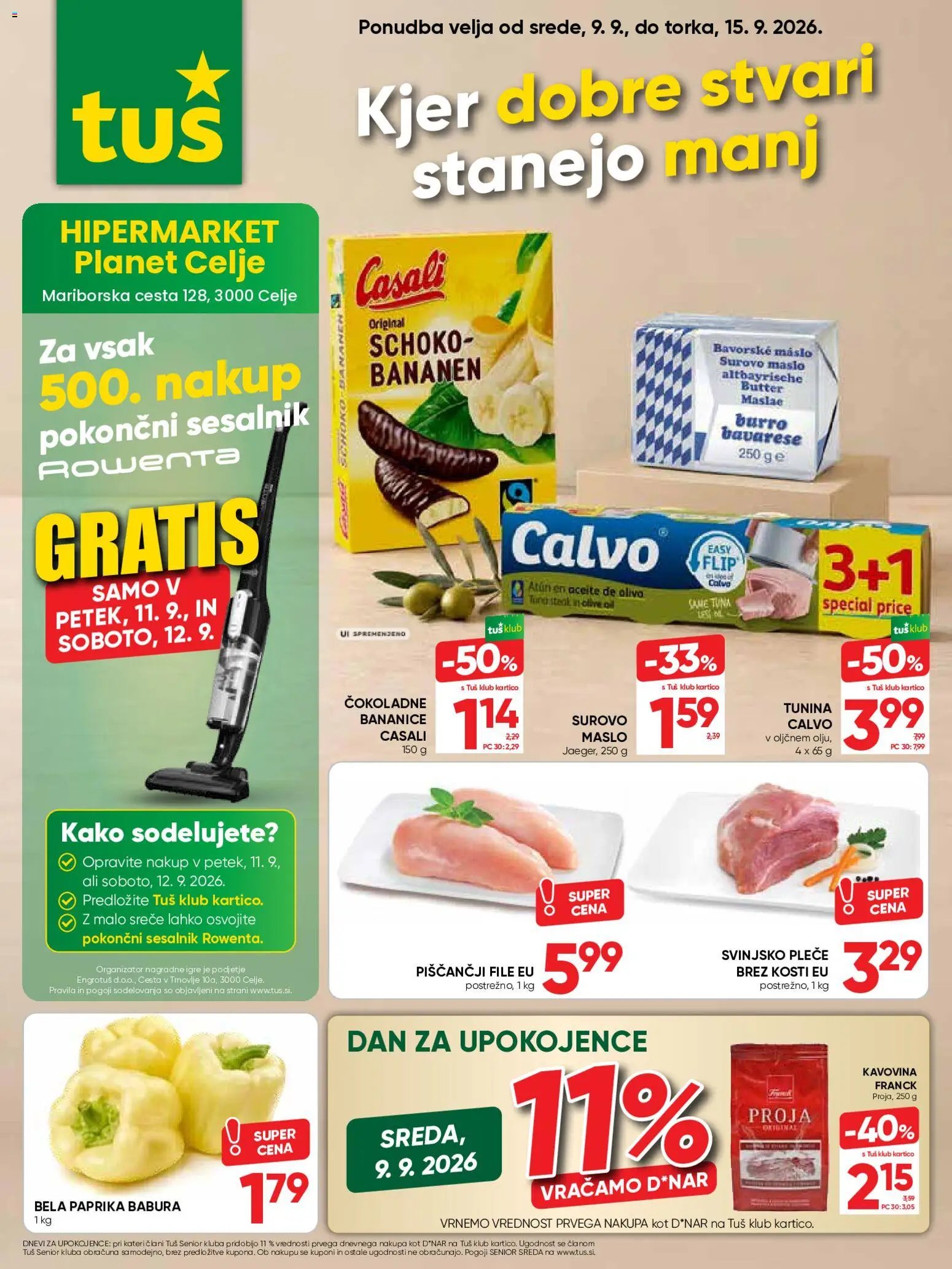 Tuš katalog