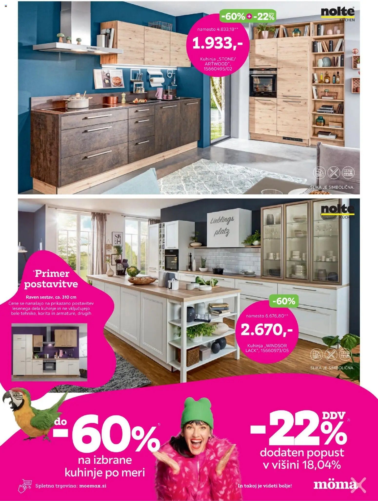 Mömax katalog  -22% DDV na izbrane kuhinje po naročilu (2025-12-30 - 2026-02-01)