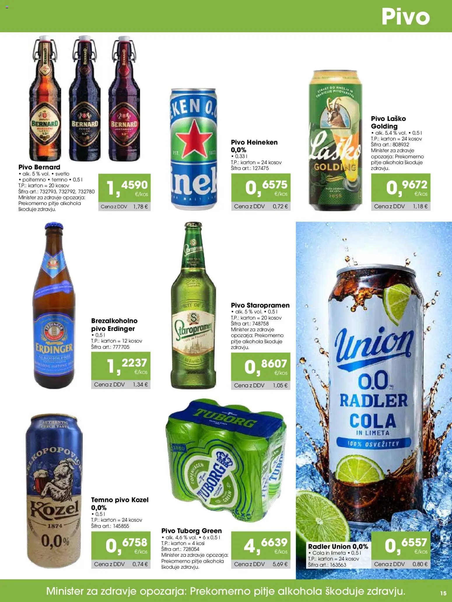 Tuš katalog cash&carry gostinec
