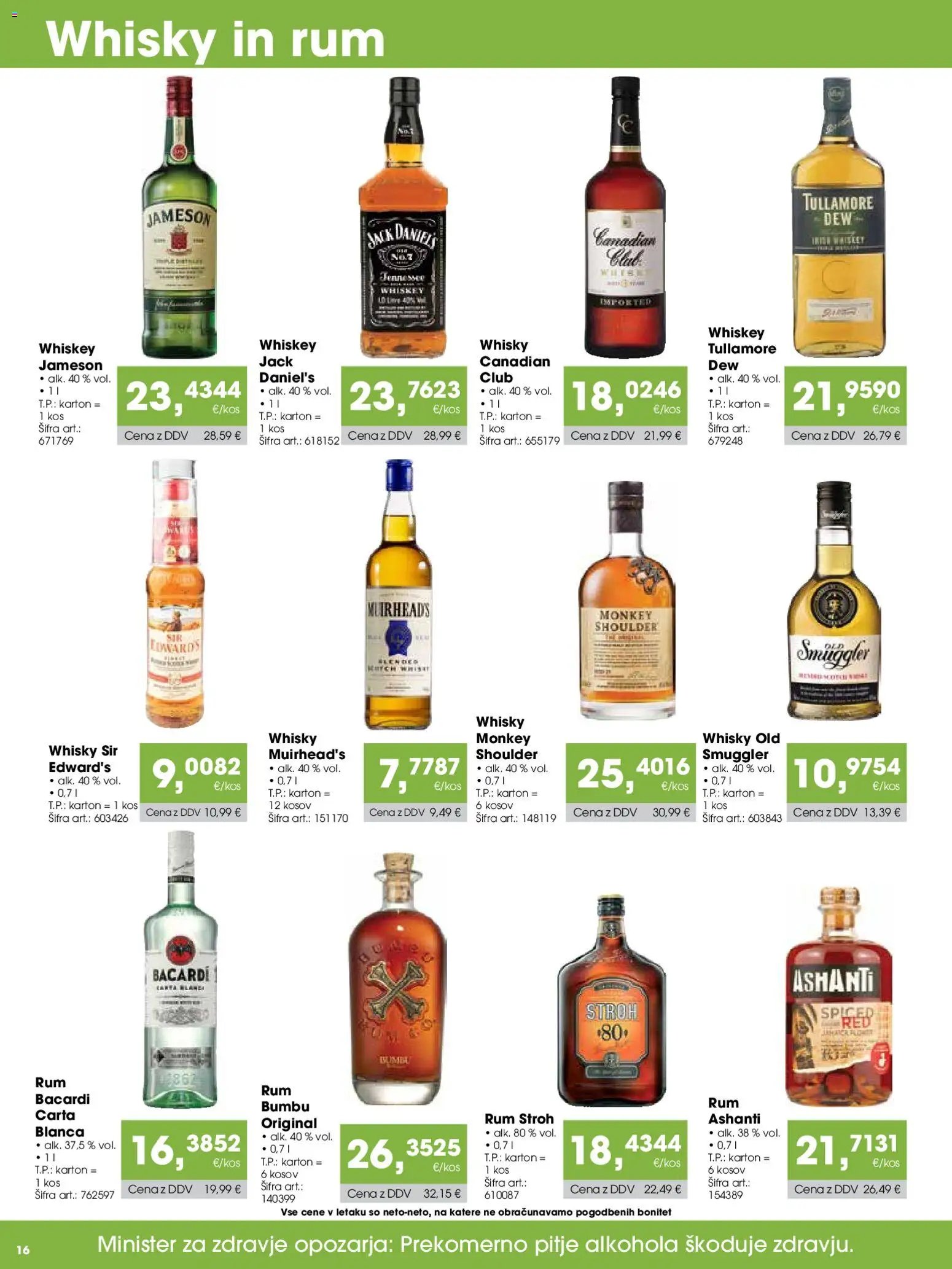 Tuš katalog cash&carry gostinec