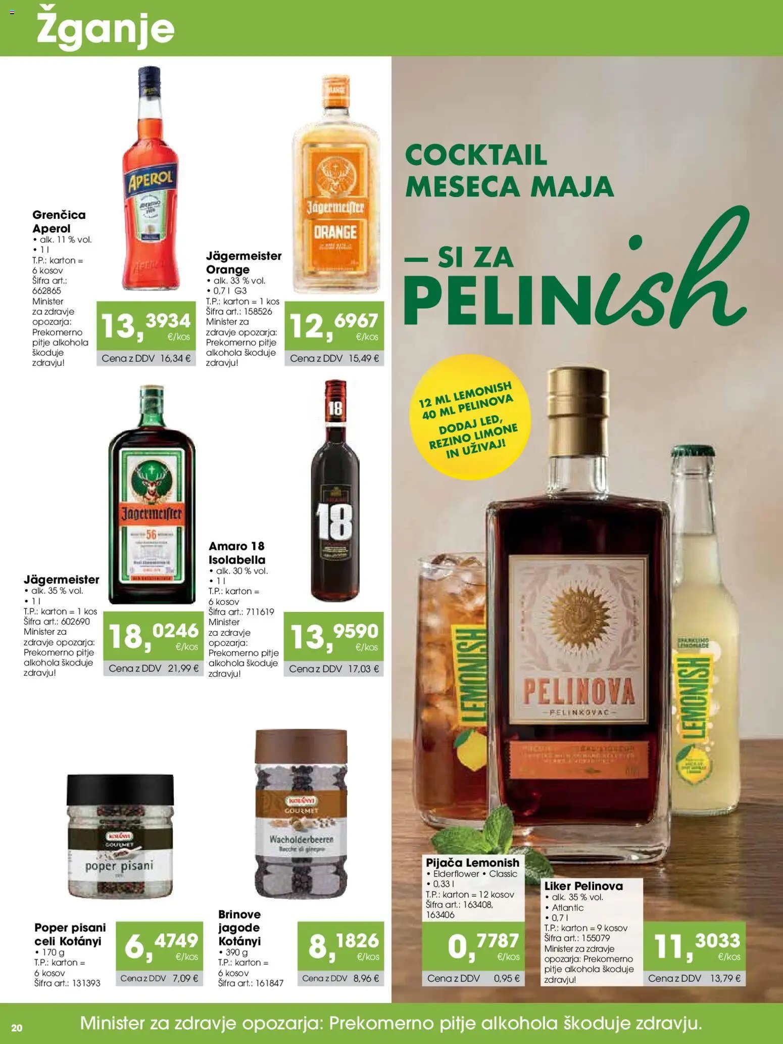 Tuš katalog cash&carry gostinec
